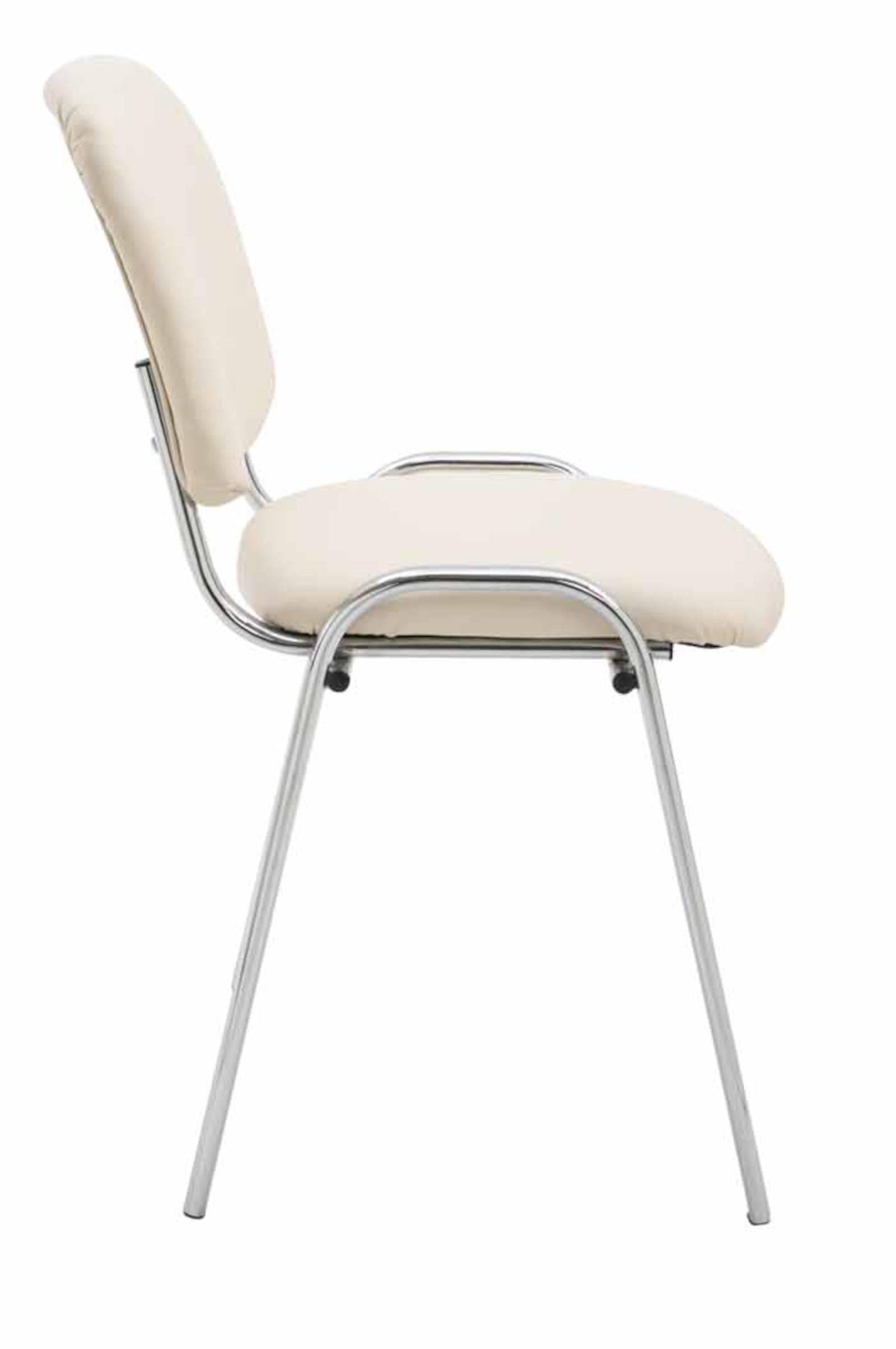 Set med 4 stolar Ken Chrome Imitation Leather