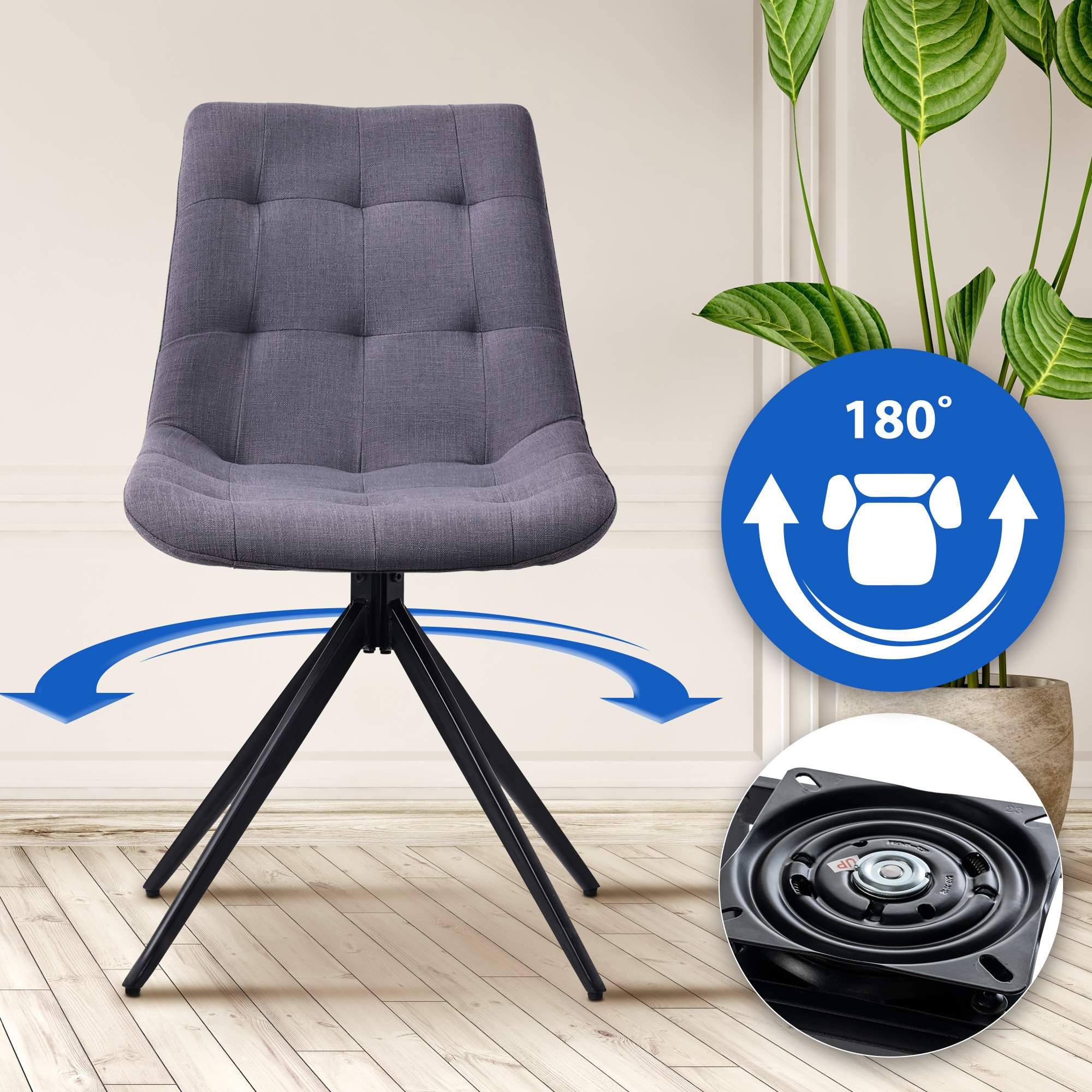 2-pack matstolar Merna