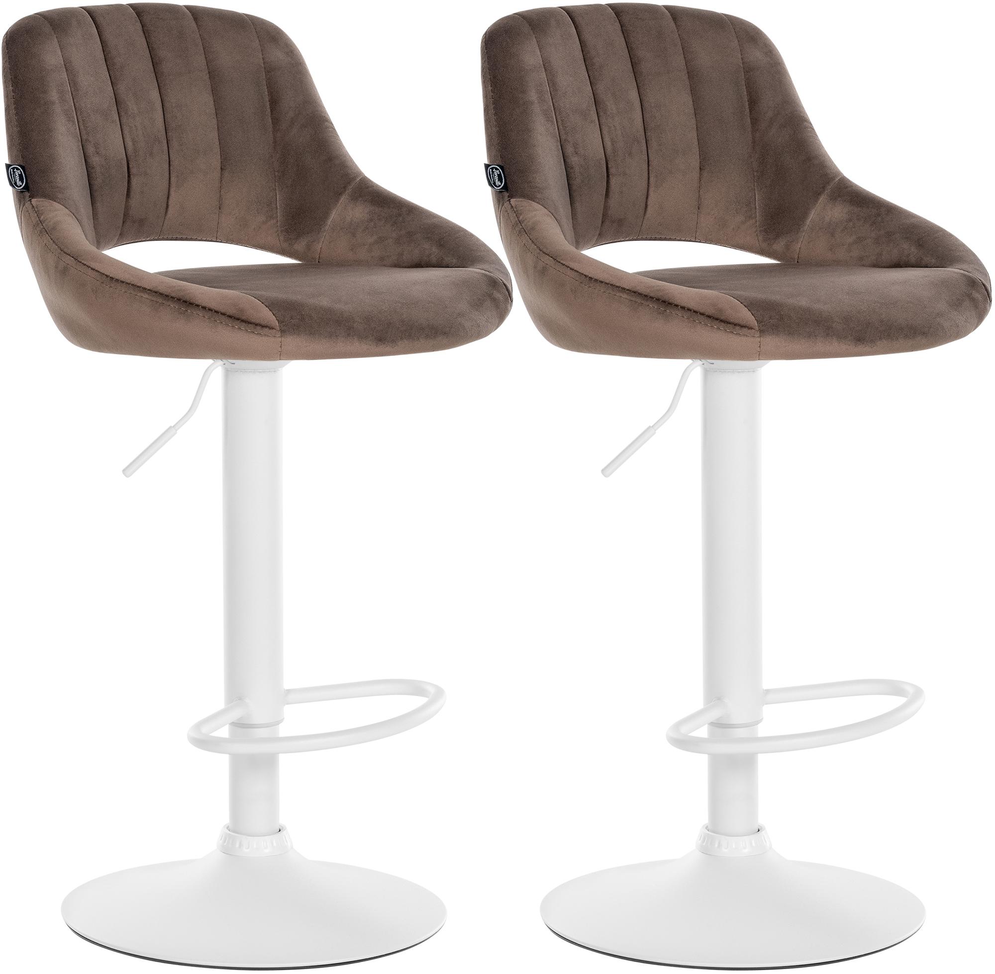 2-pack barstolar Milet i sammet