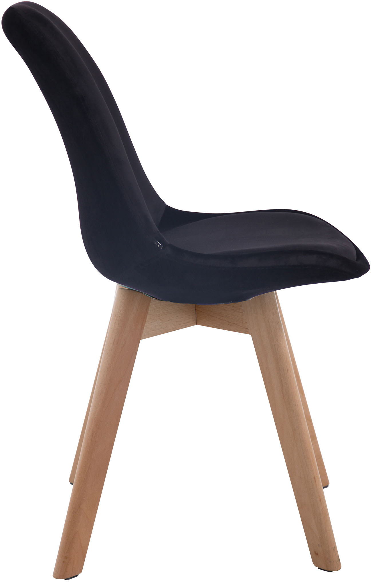 Set med 4 stolar för besökare Borneo Velvet