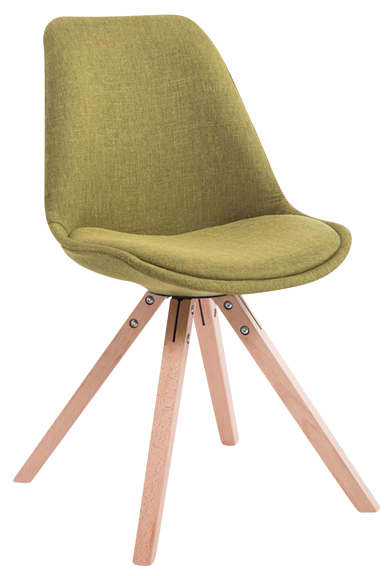 Set med 4 stolar för besökare Toulouse Fabric Square