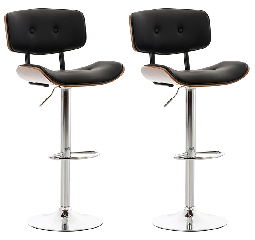 Set med 2 barstolar Sarnia Imitation Leather