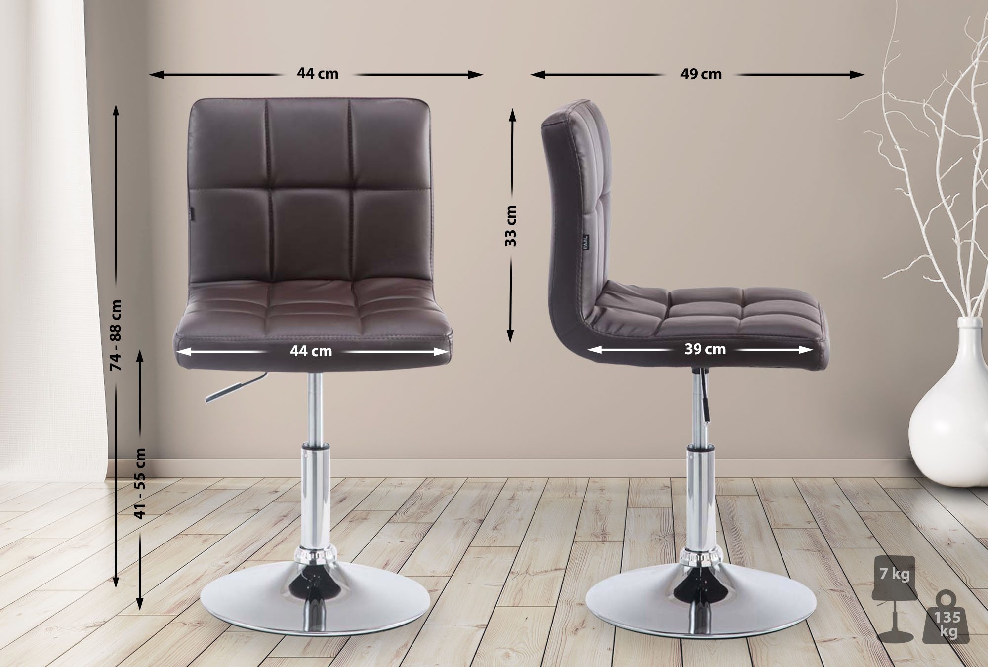 Lounge Stol Palma V2 Konstläder