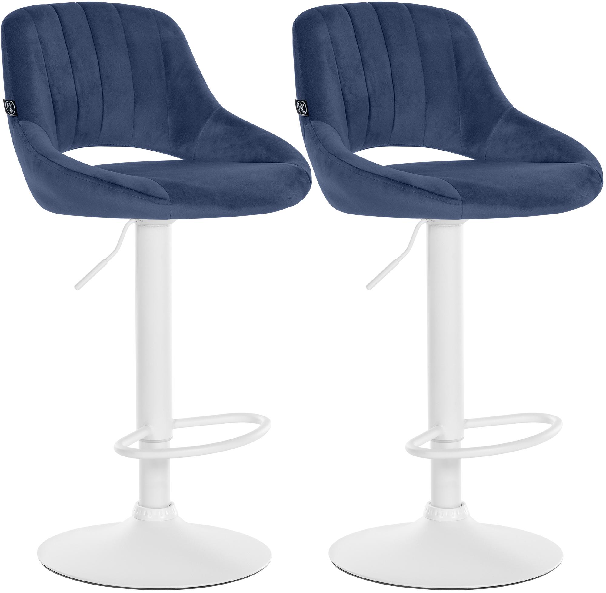 2-pack barstolar Milet i sammet