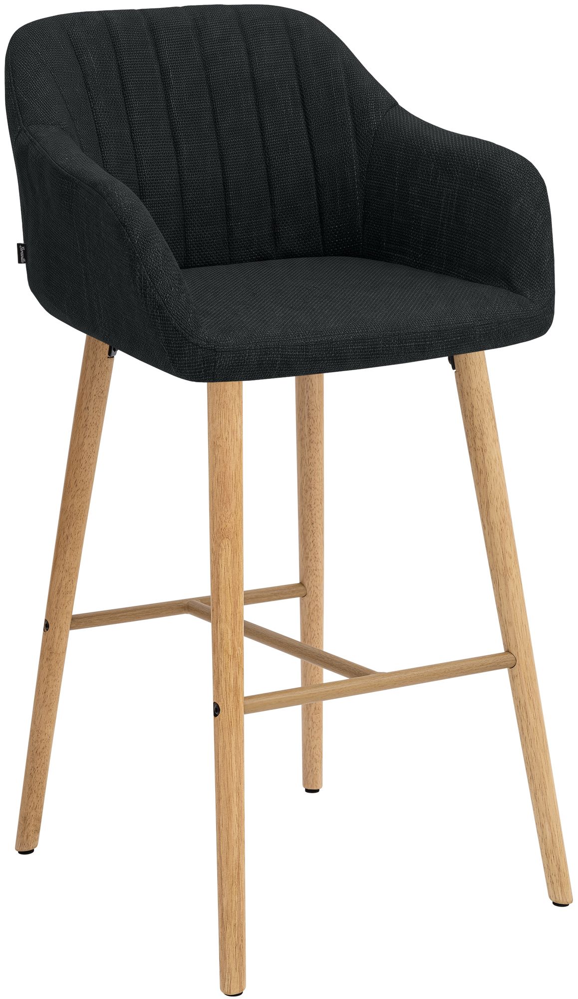 Barstol Ando i tyg &ndash; modern design, bekväm sits och stabil ram för stilfulla hem och barer