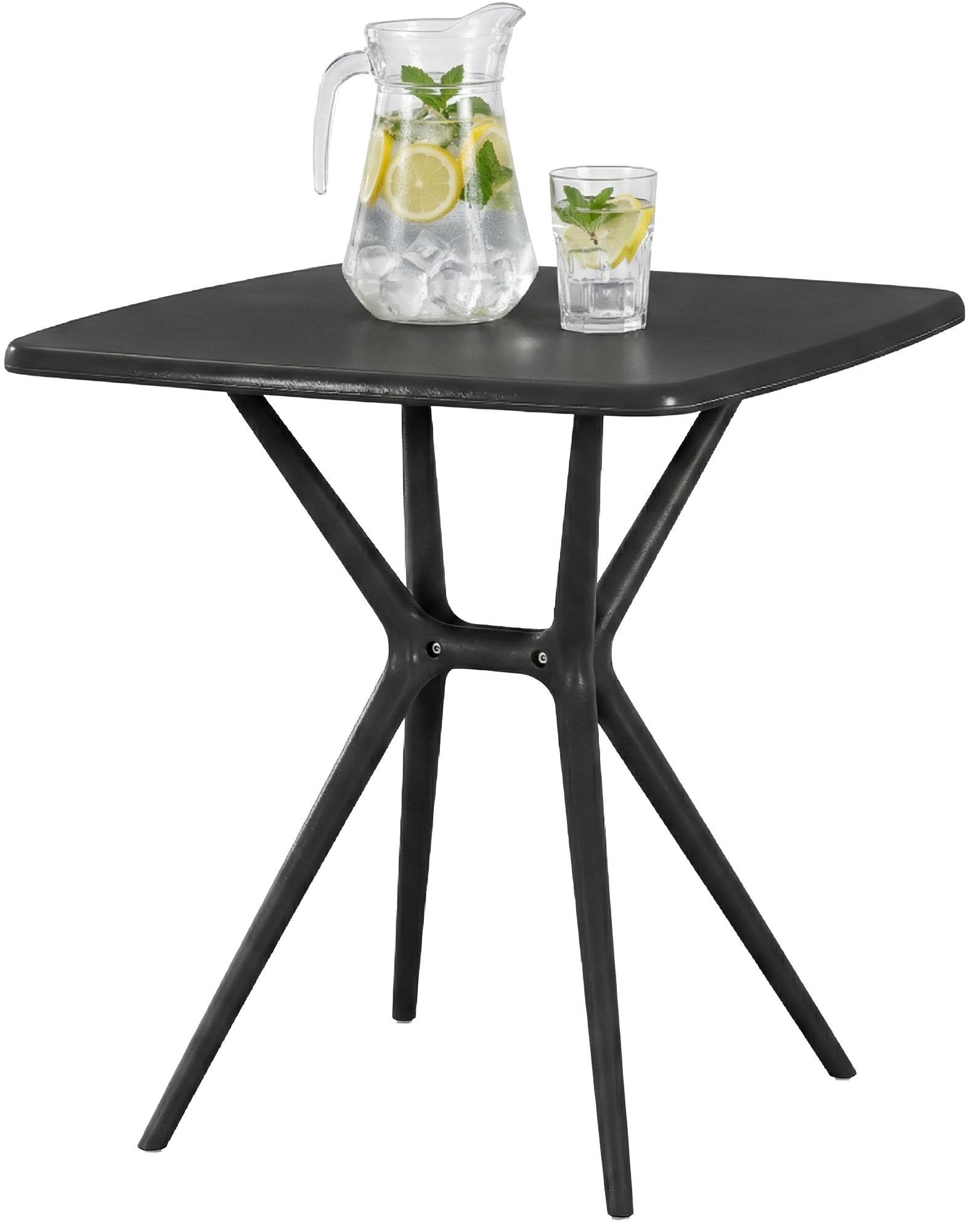 Trädgardsbord Becky fyrkantigt 72 x 72 cm