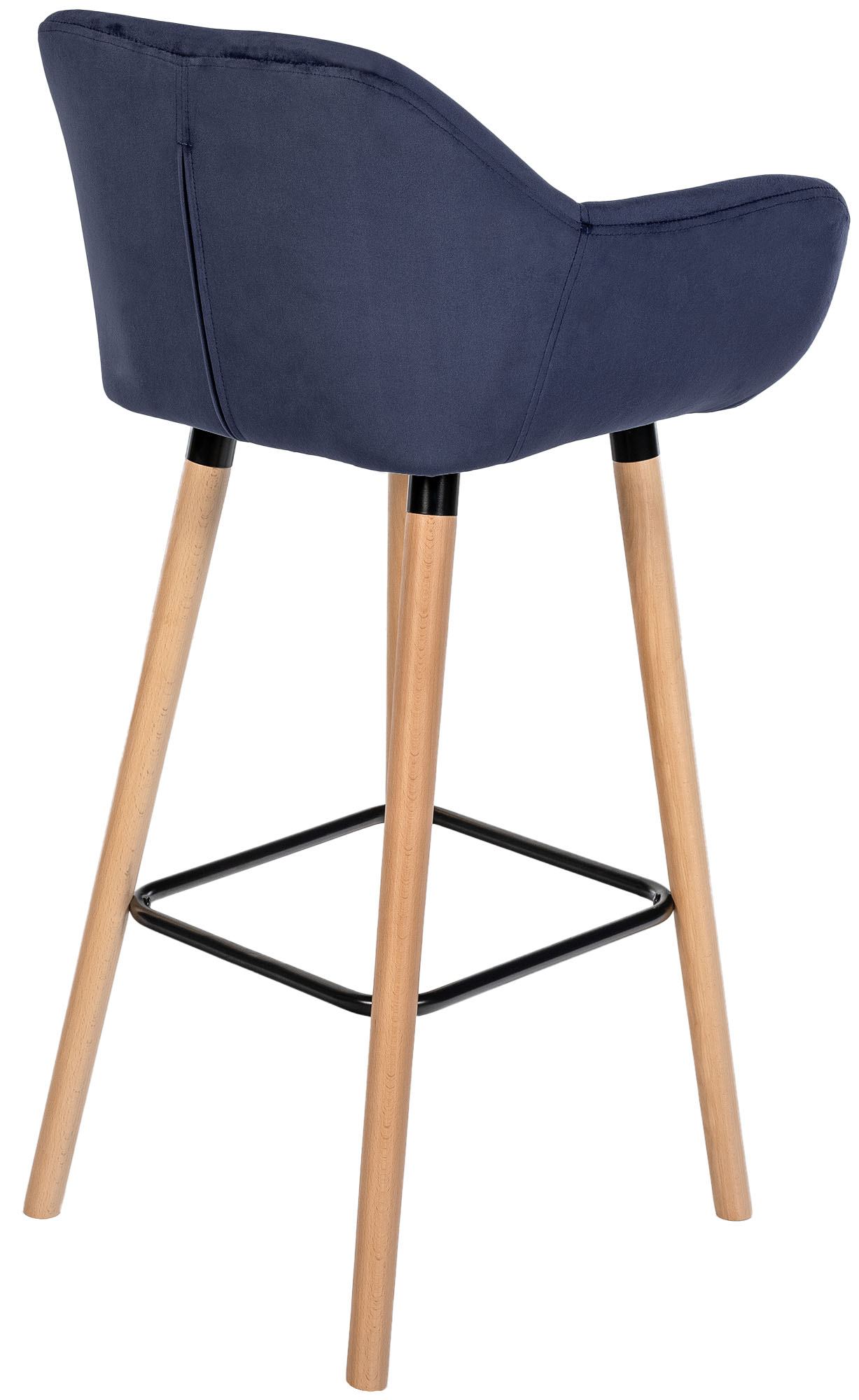 2-pack barstolar Grant sammet