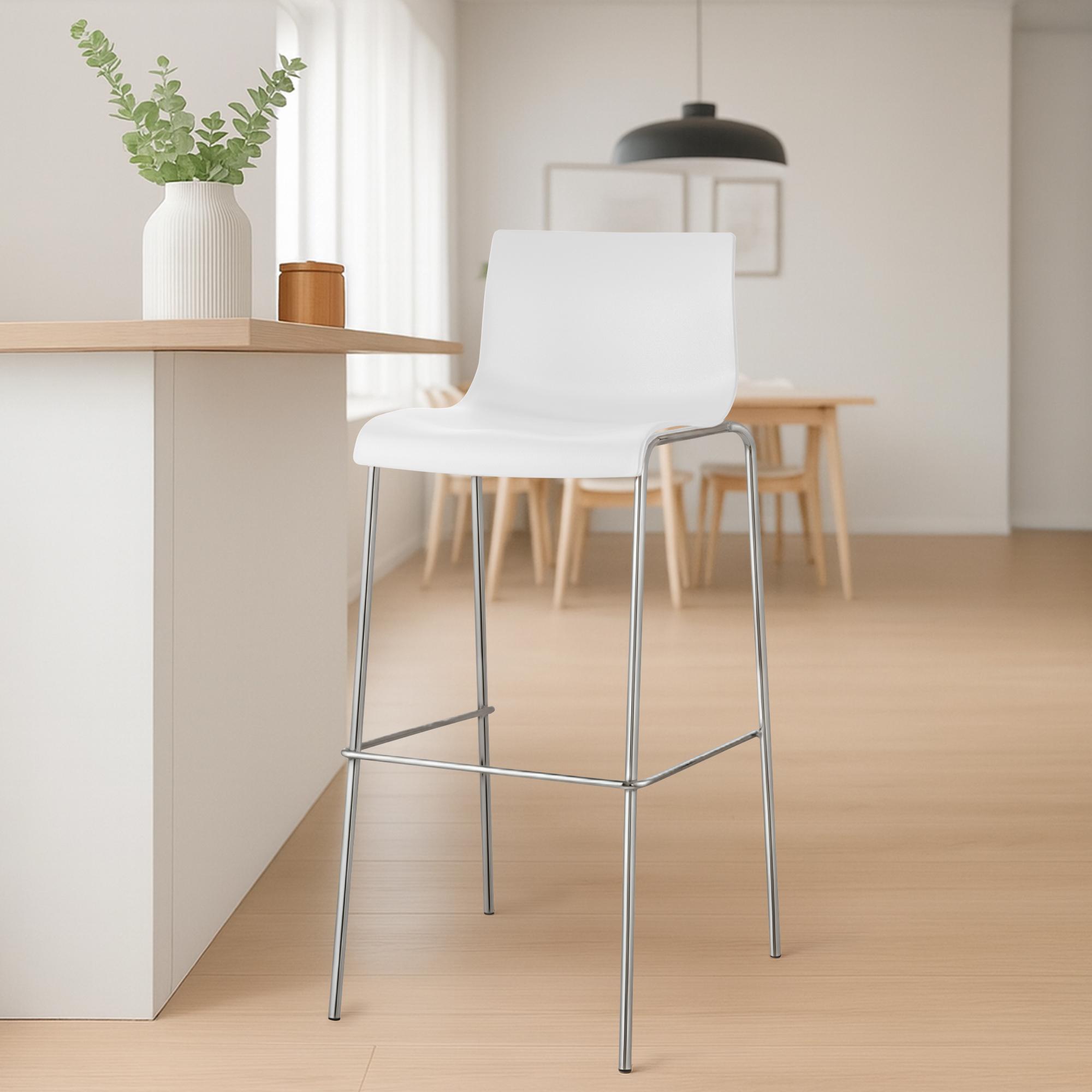 2-pack Barstolar Hover i plast