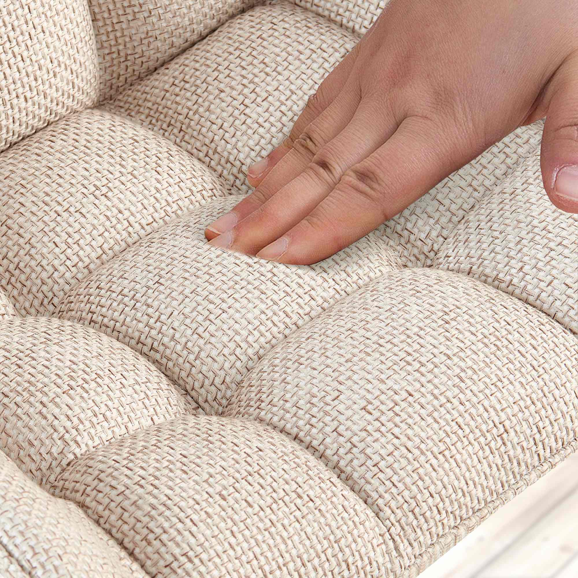 Uppsättning av 4 matstolar Saranda Fabric