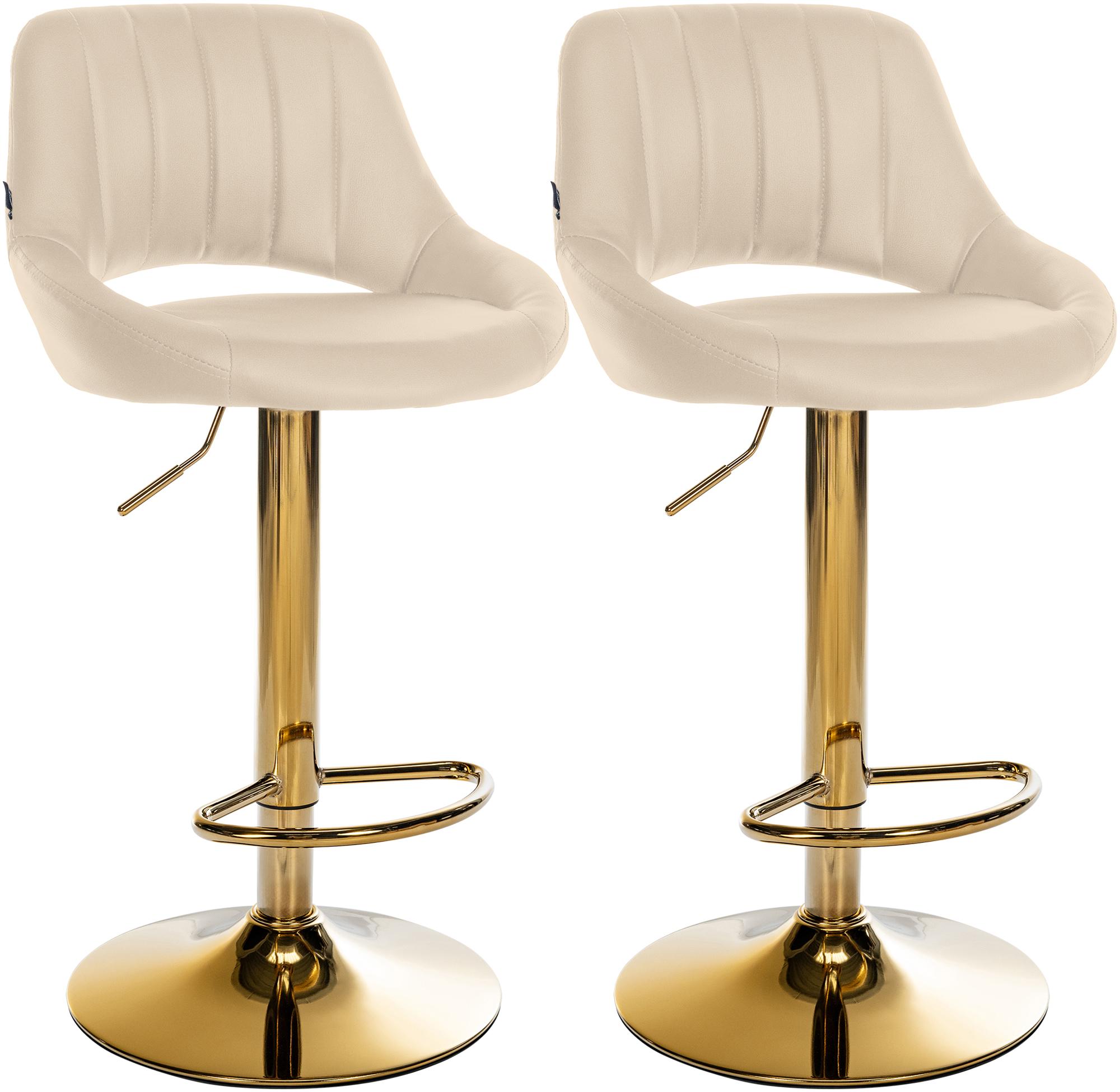 2-pack barstolar Milet i konstlader