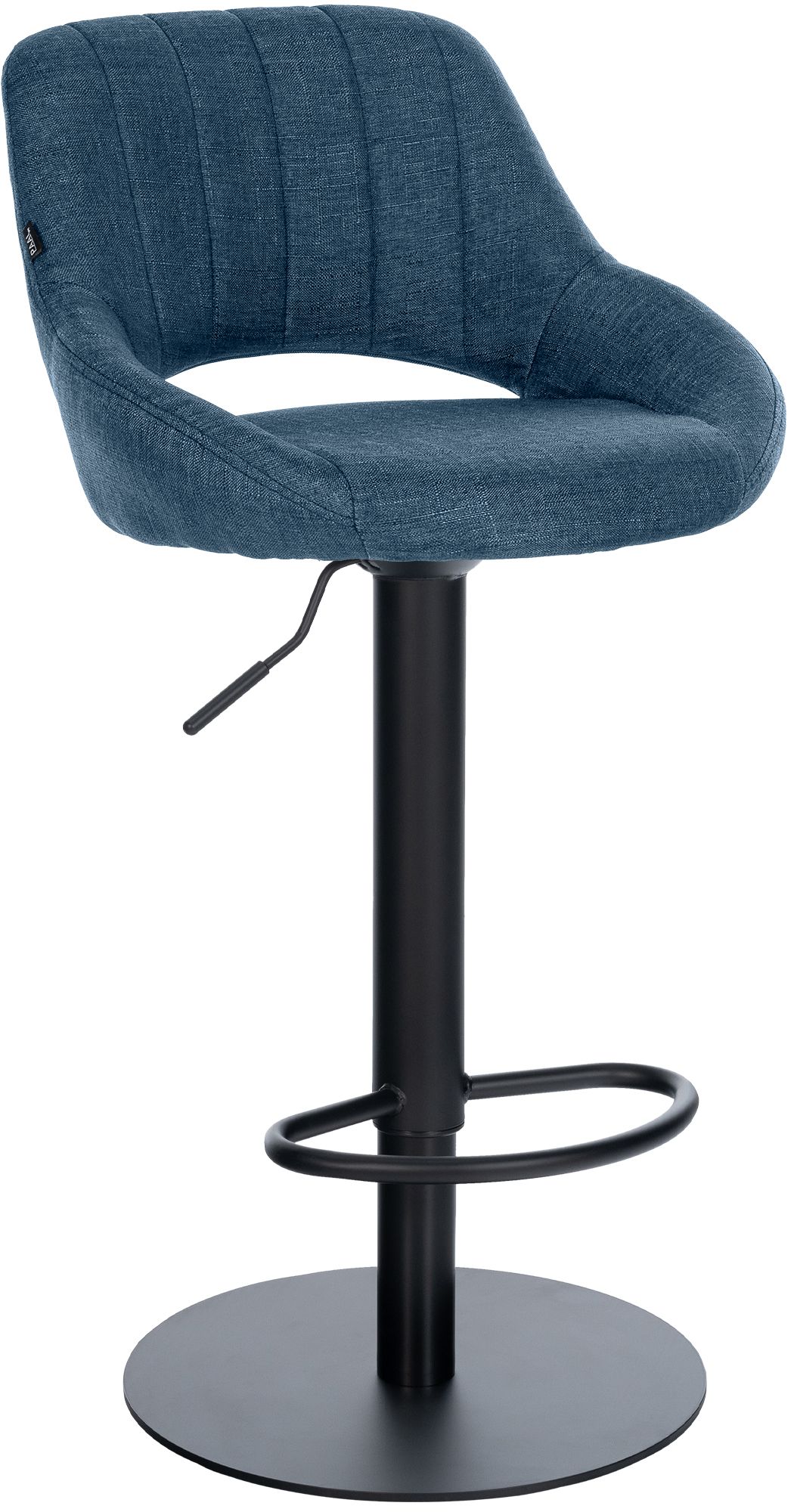 Barstol Milet svart med extra tung fot