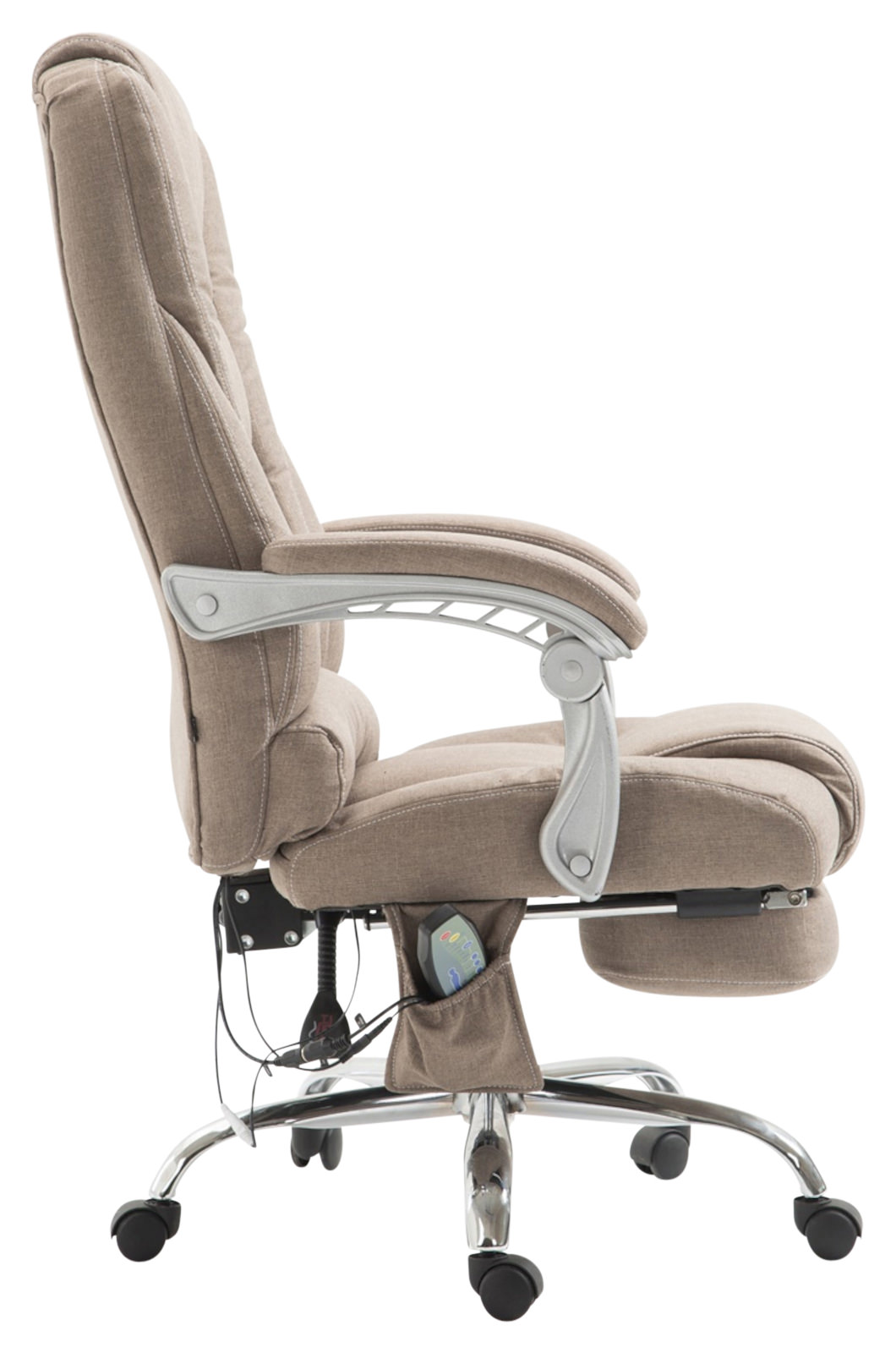 Kontorsstol Pacific Tyg med Massagefunktion