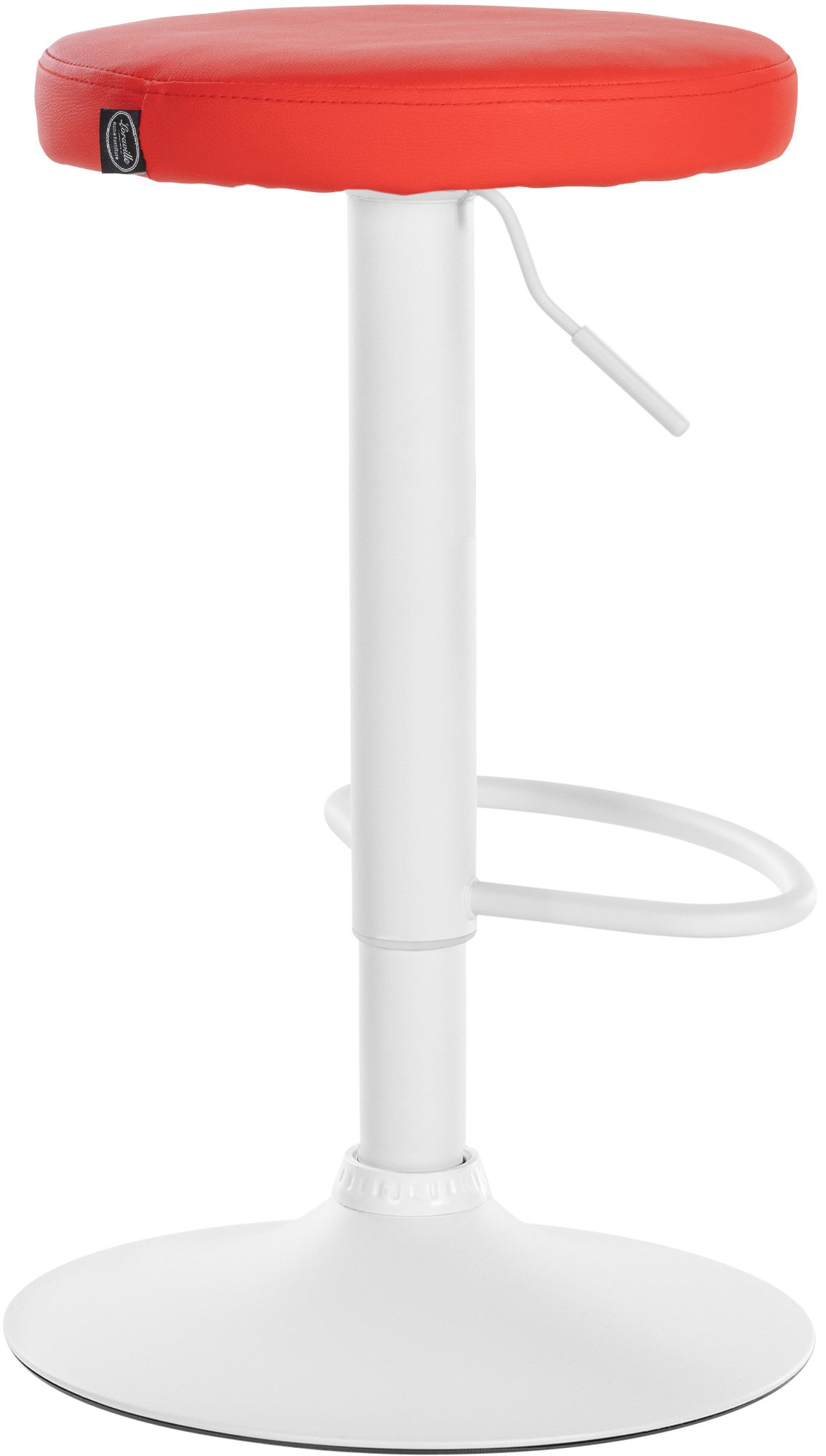 Uppsättning med 2 barstolar Ponte konstläder