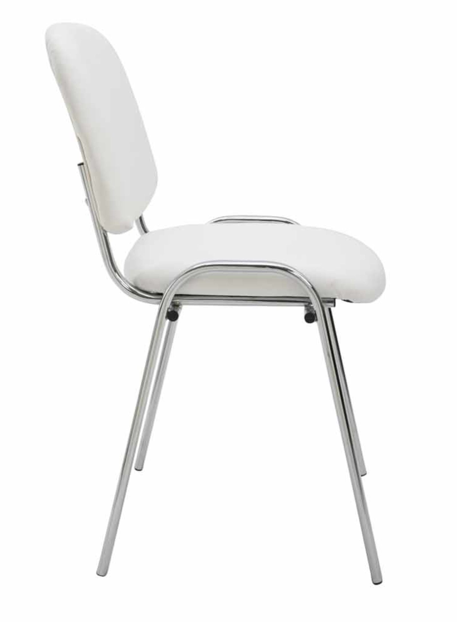 Set med 4 stolar Ken Chrome Imitation Leather