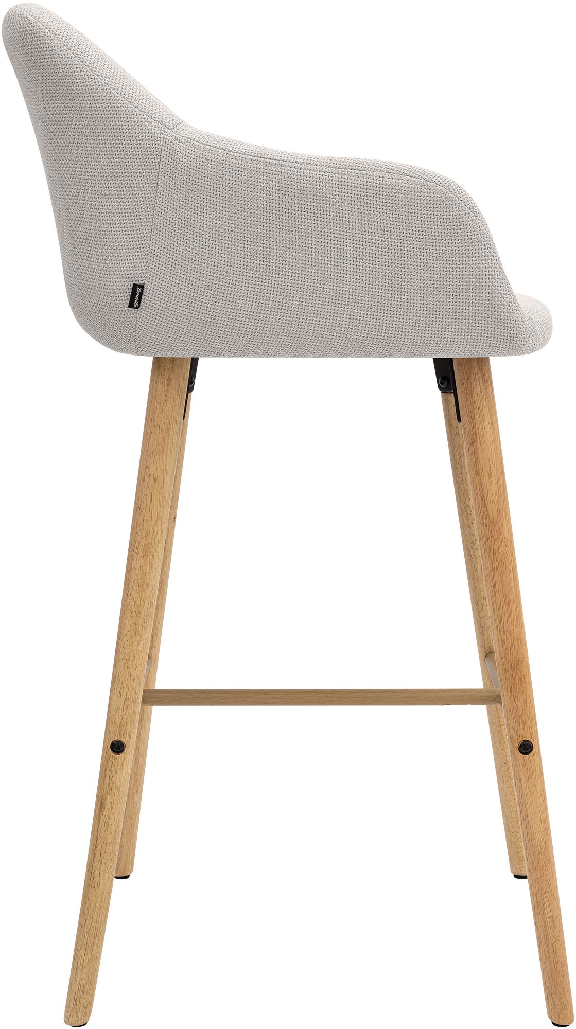 Barstol Ando i tyg &ndash; modern design, bekväm sits och stabil ram för stilfulla hem och barer