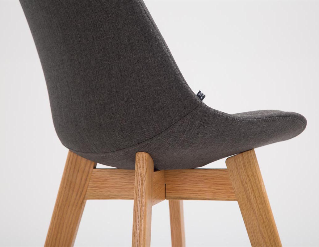 Set med 2 barstolar Metz Fabric