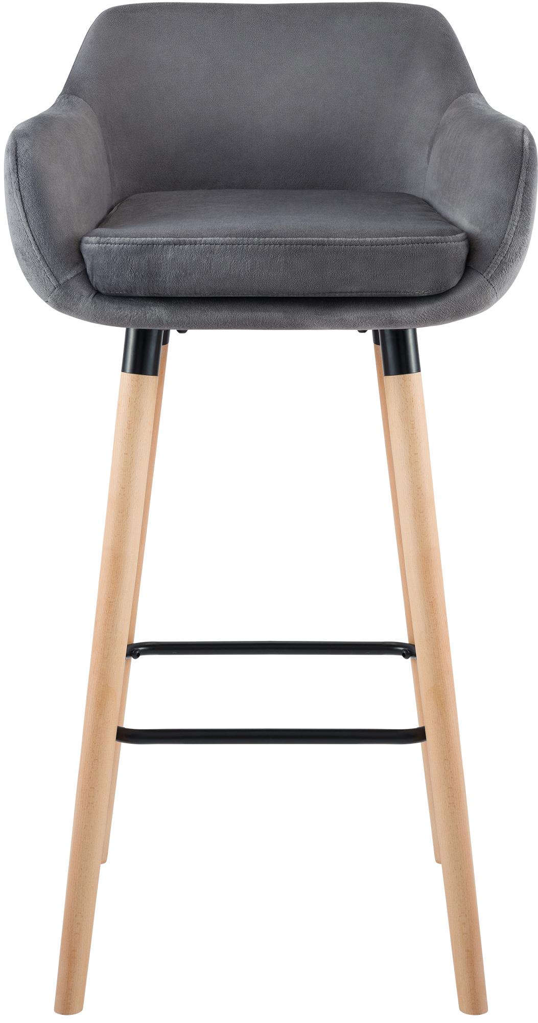 2-pack barstolar Grant sammet