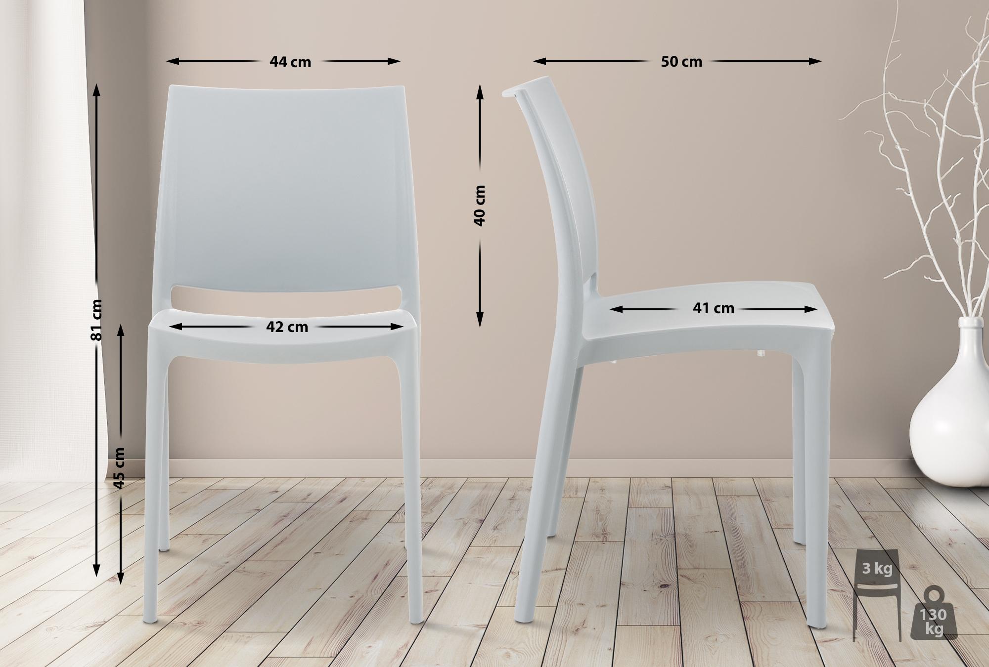 Uppsättning med 2 Maya-stolar