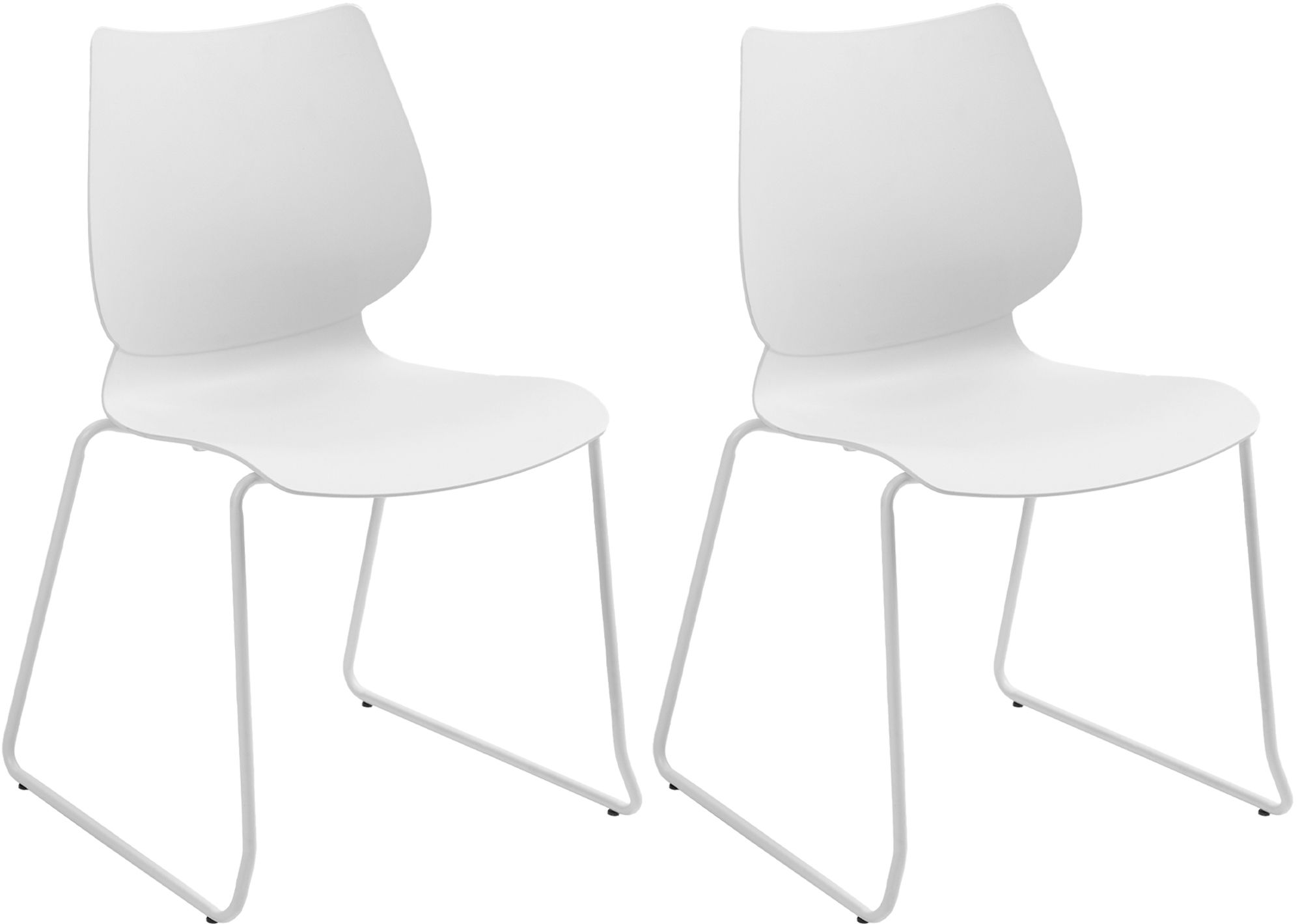 2-pack stapelbara stolar Houma