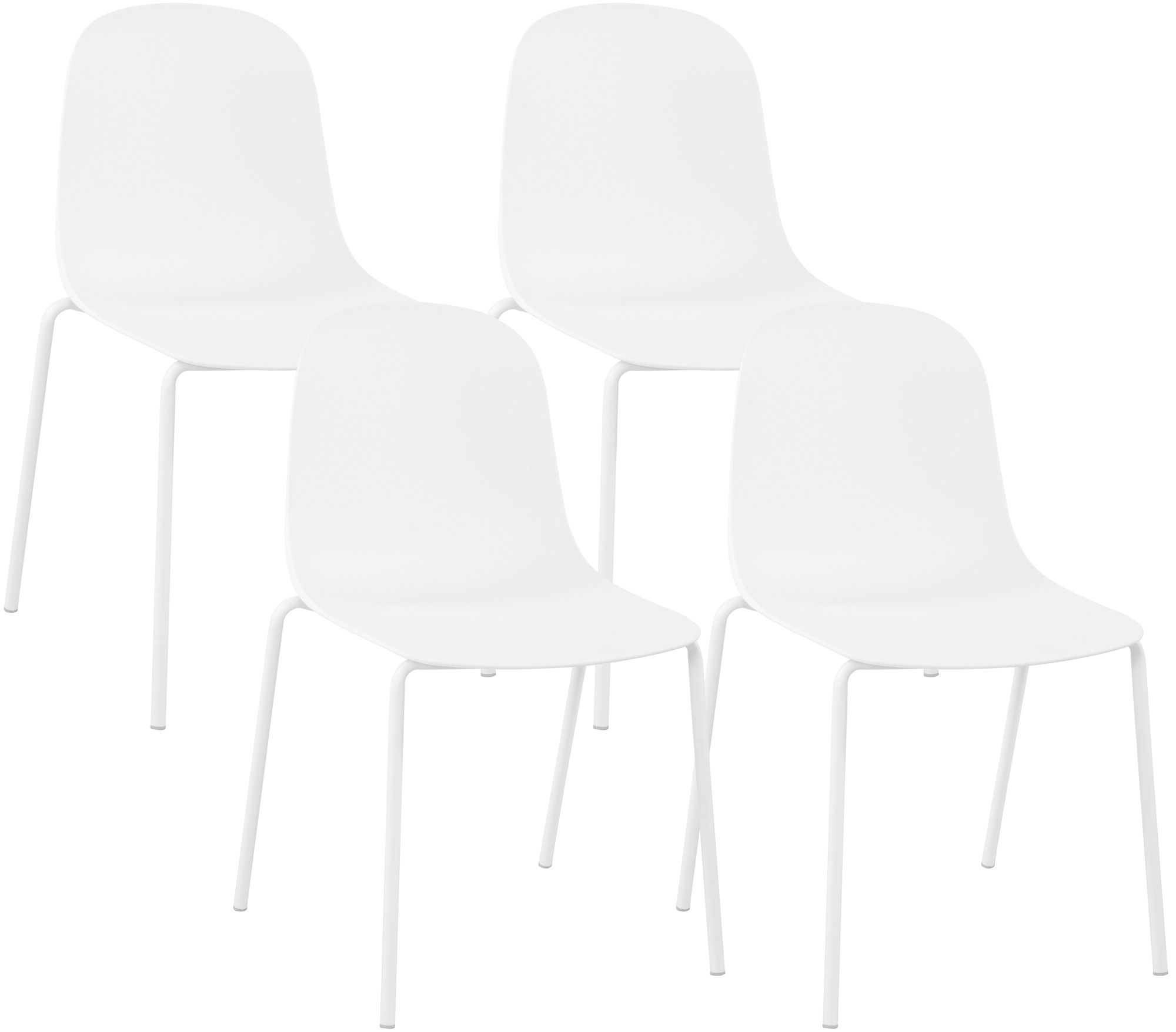 4-pack stapelbara stolar Hardin