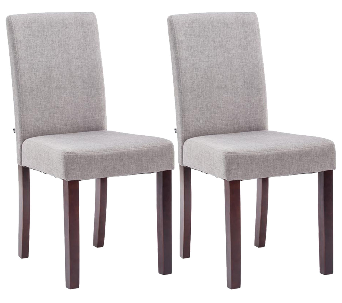 Uppsättning av 2 matstolar Ina Fabric