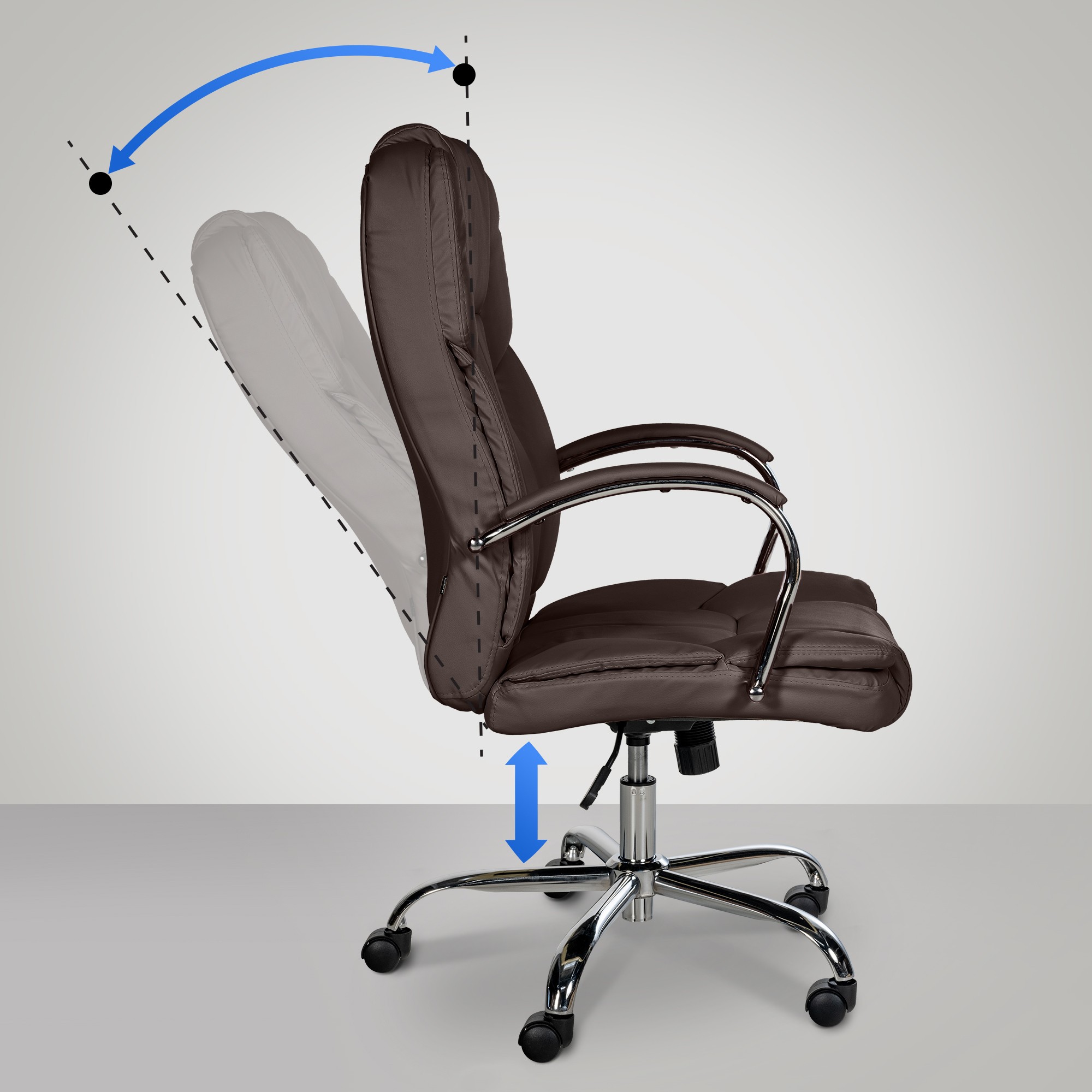 Kontorsstol XXL Xanthos Konstläder