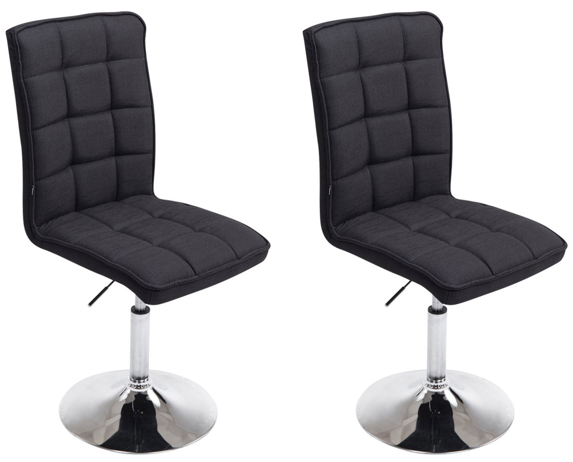 Set med 2 Design matstolar Peking V2 tyg