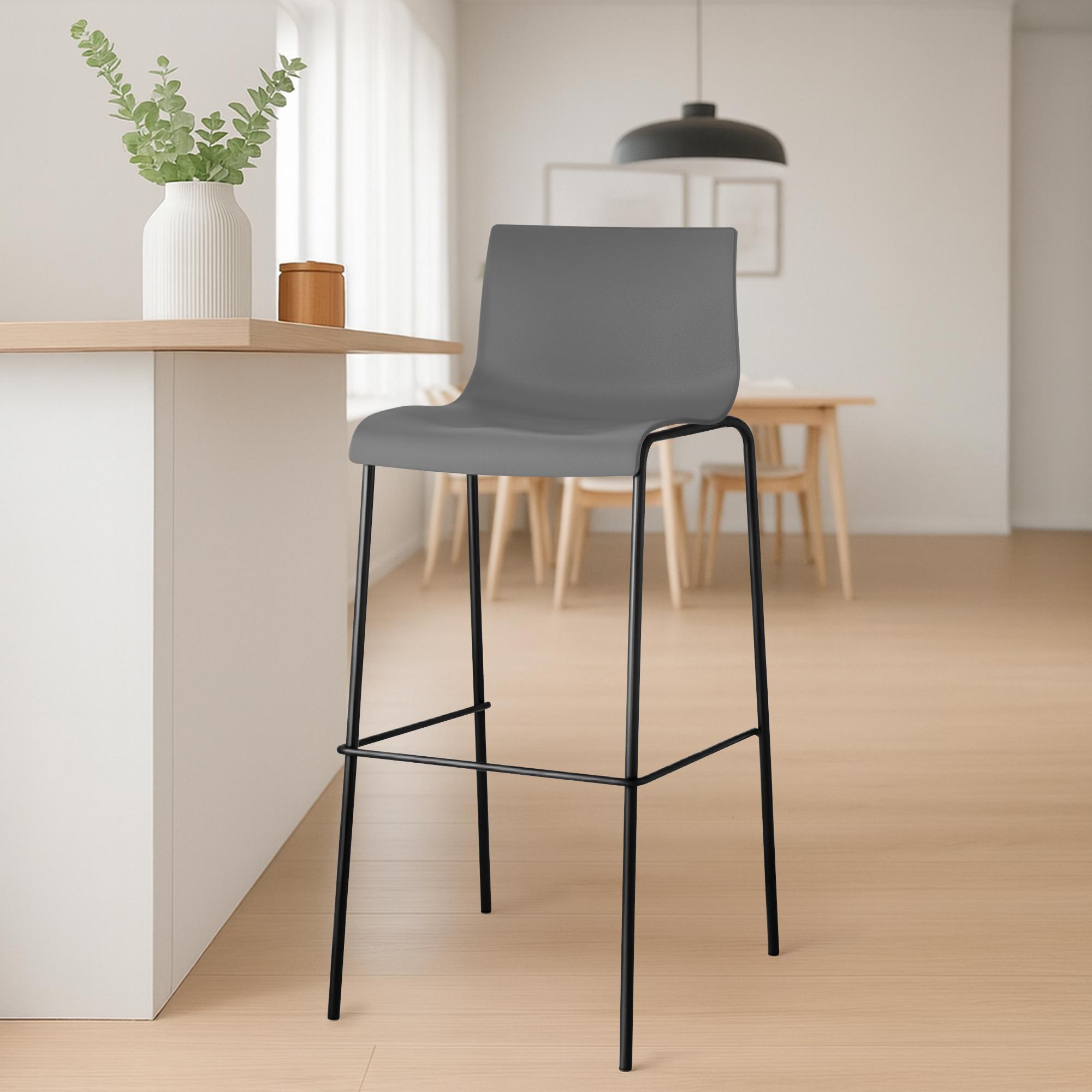 2-pack Barstolar Hover i plast