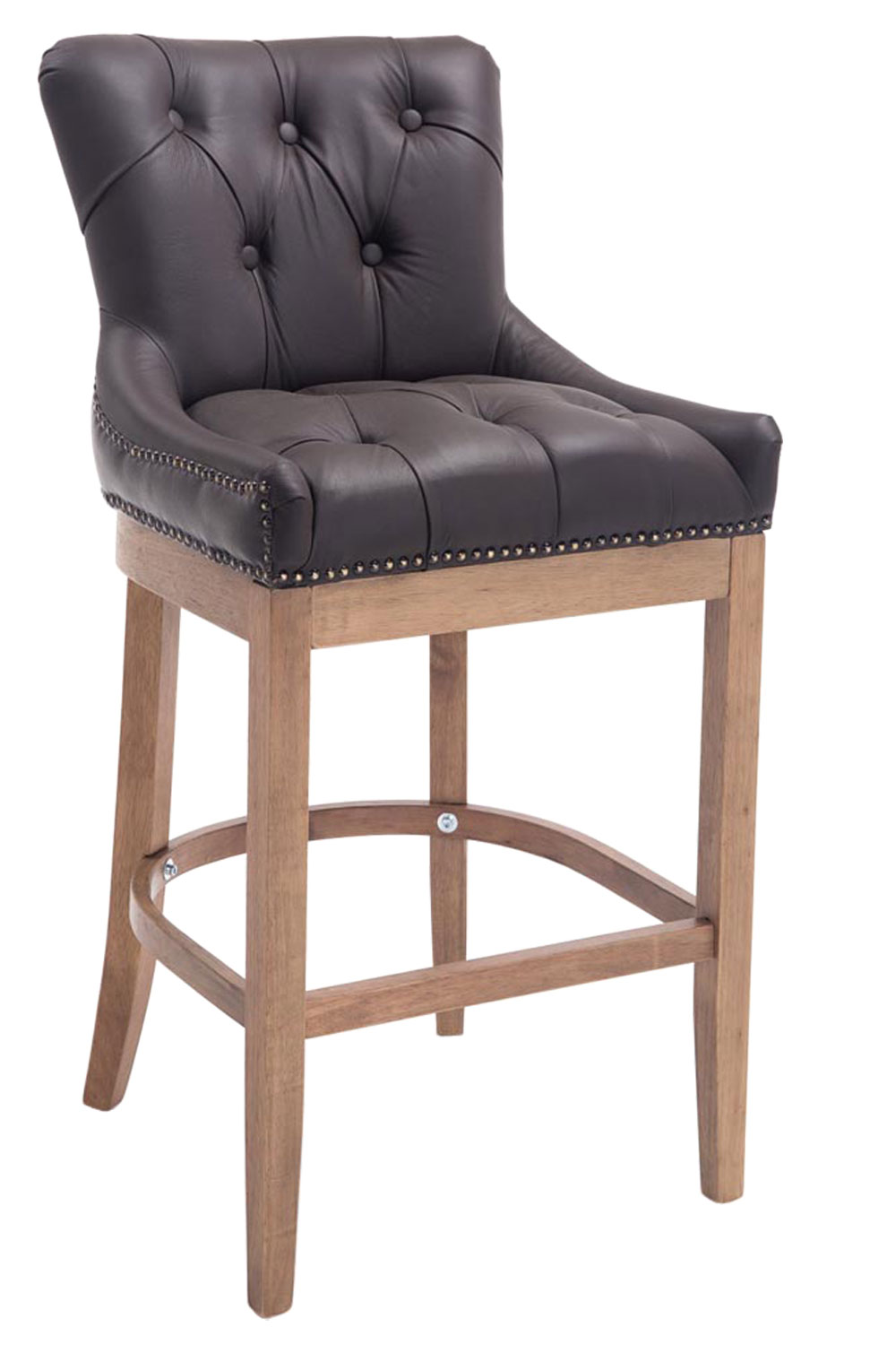 2-pack Barstol Lakewood Äkta Skinn