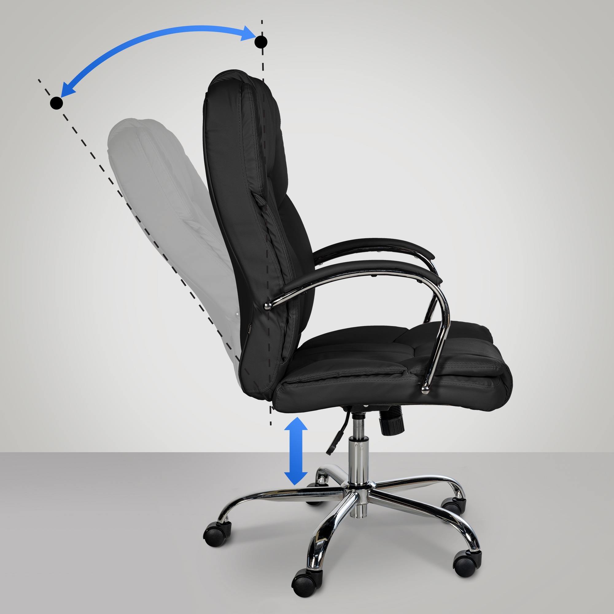 Kontorsstol XXL Xanthos Konstläder