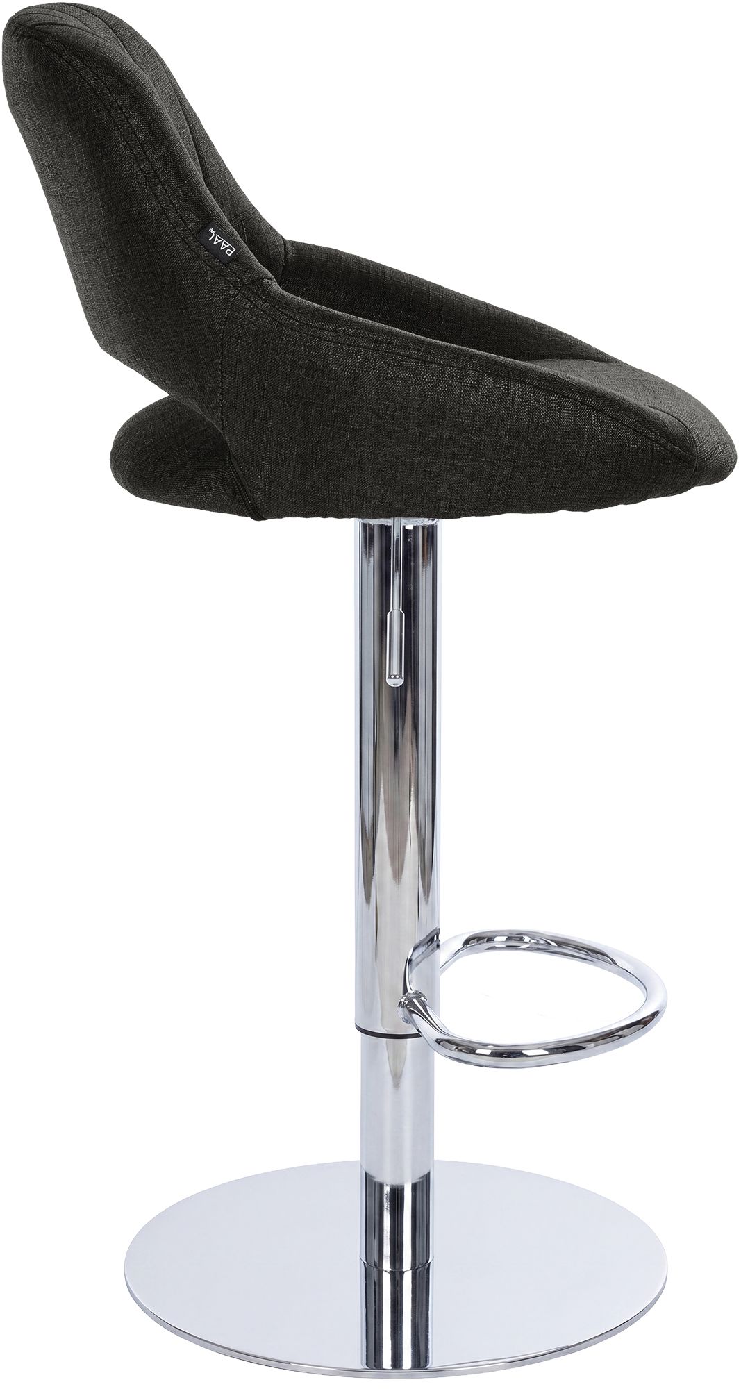 2-pack barstolar Milet i krom med extra tung fot