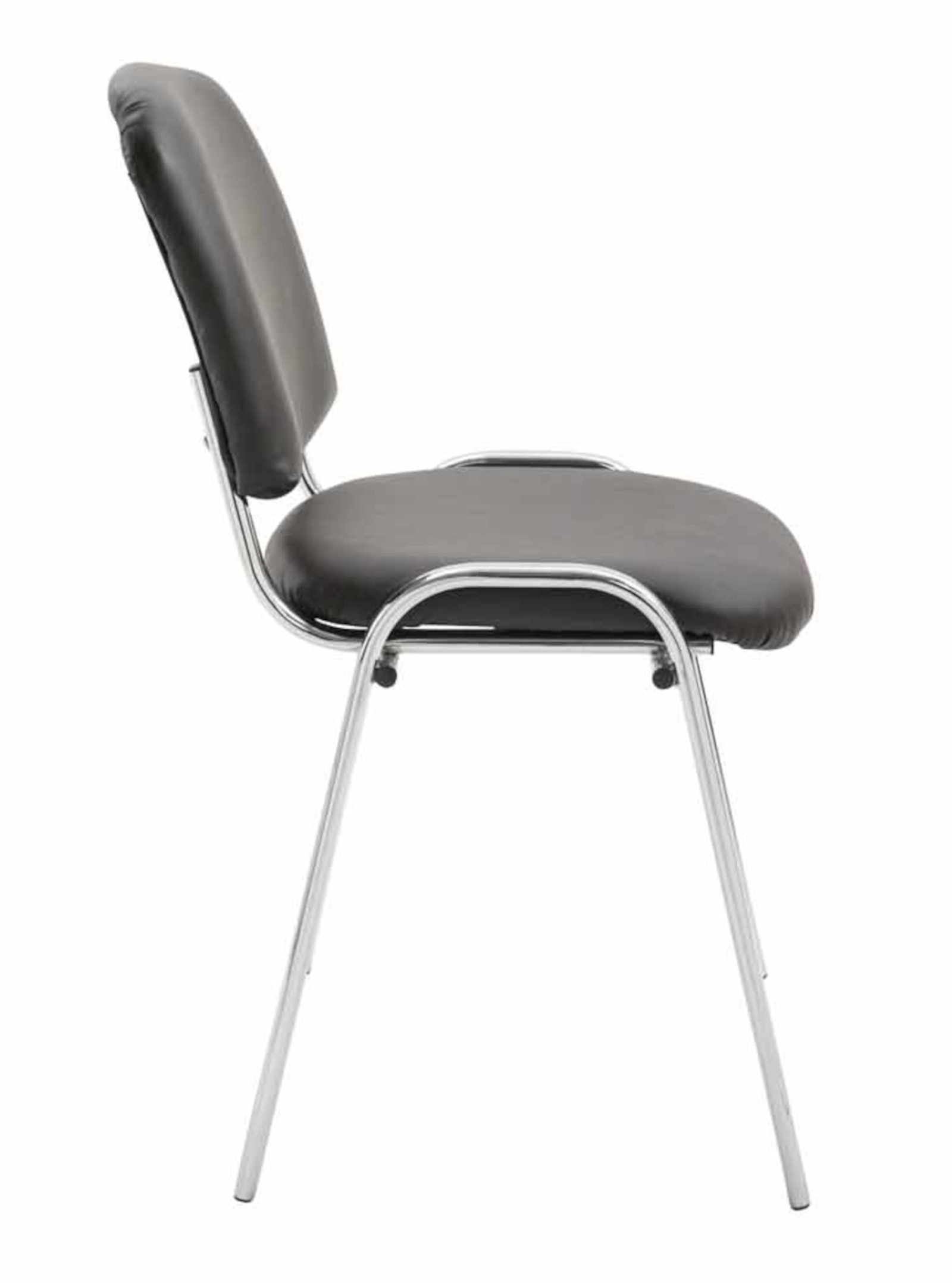 Set med 4 stolar Ken Chrome Imitation Leather