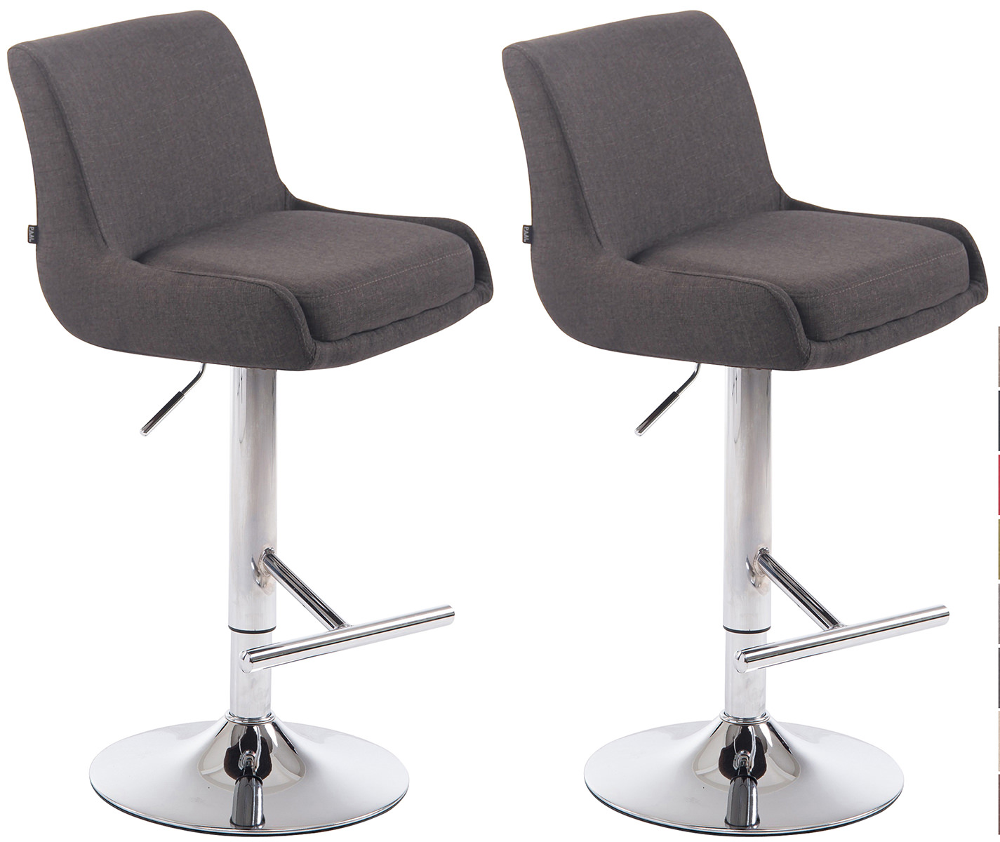 2-Pack Barstol Club Tyg