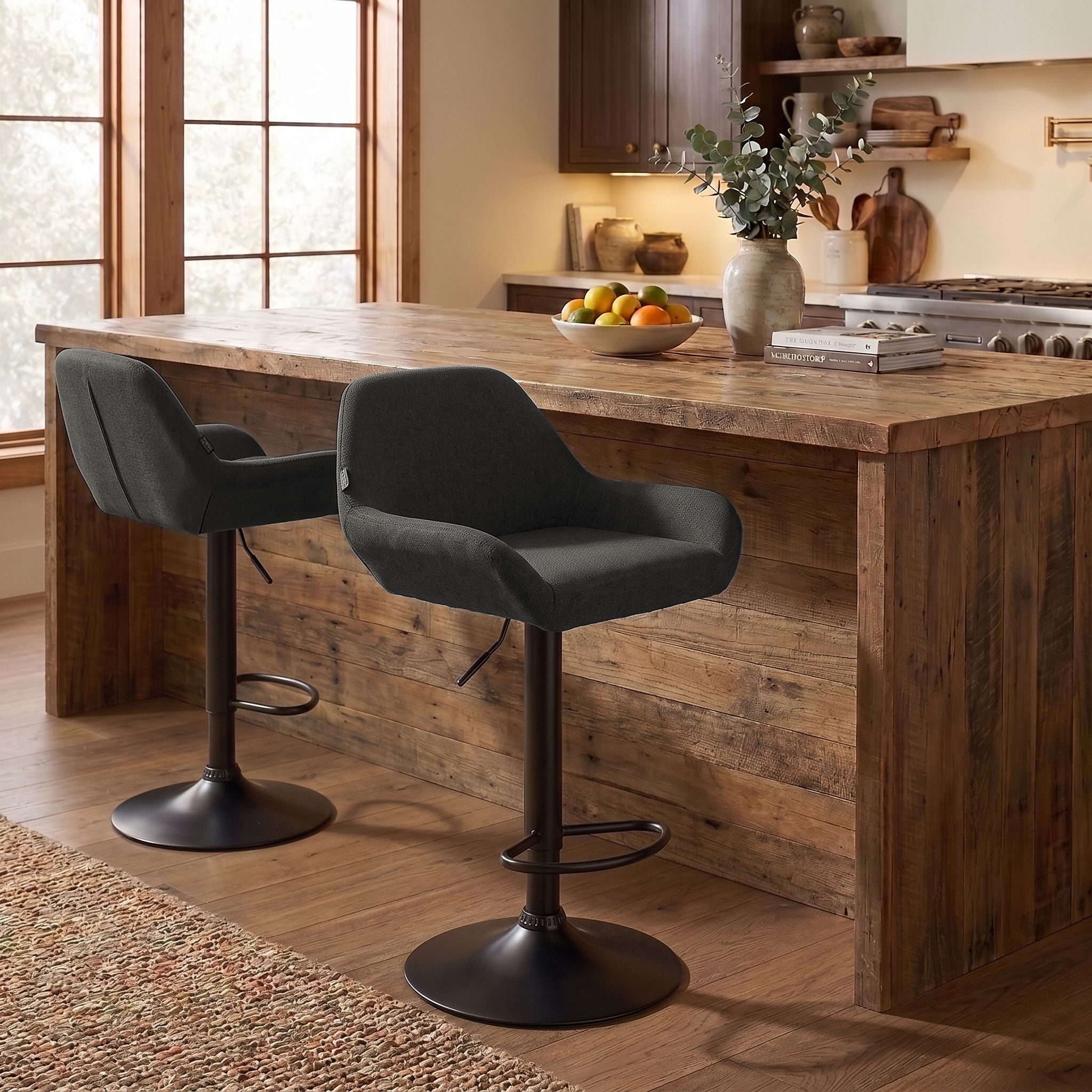 Barstol Braga tyg modern design och bekväm sits passar kök och hem