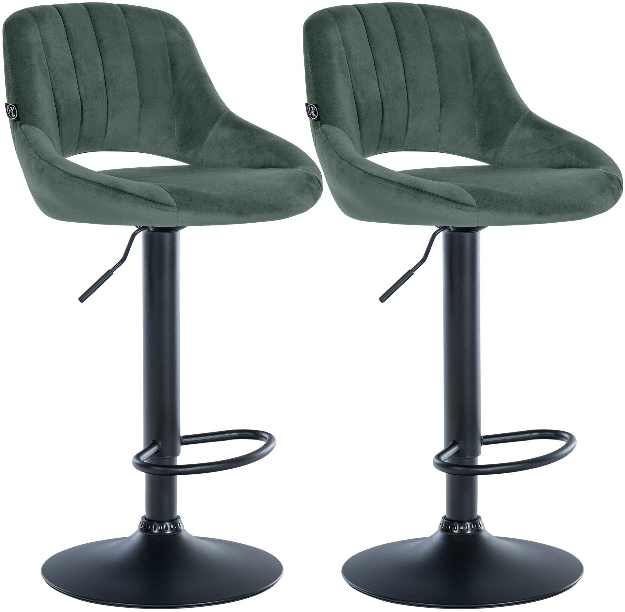 2-pack barstolar Milet i sammet