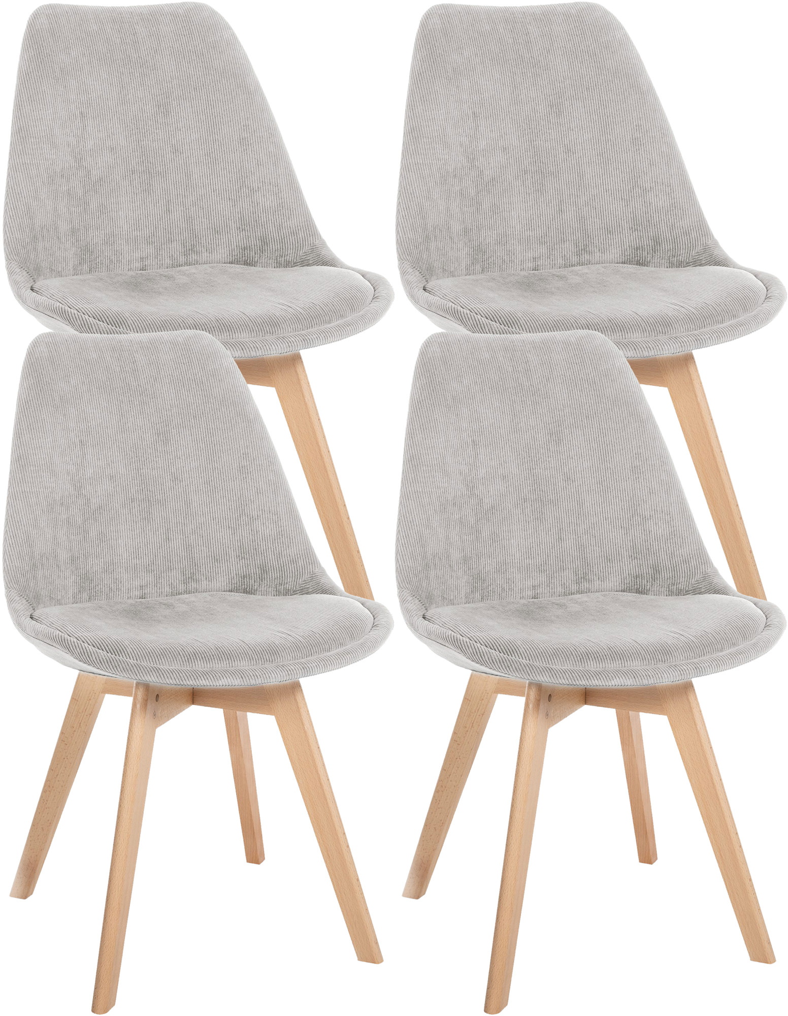 4-pack Matsalsstol Linares