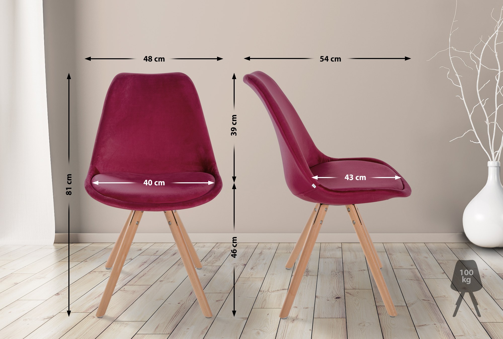 Stol Sofia Velvet