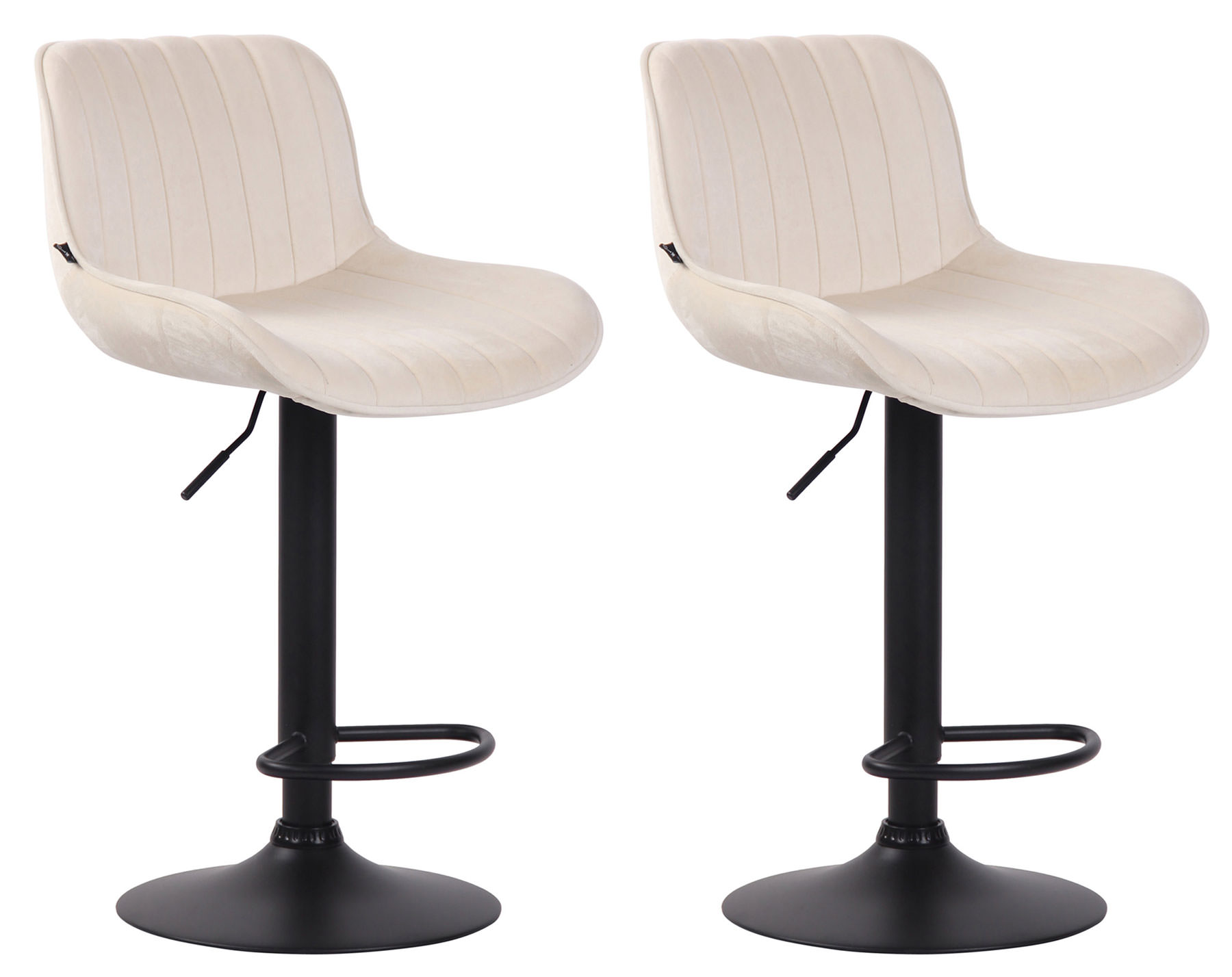 Set med 2 barstolar Lentini Velvet