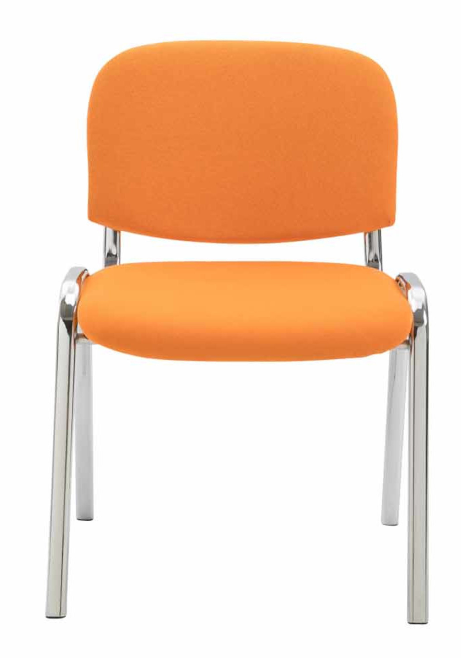 Set med 4 stolar Ken Chrome Fabric