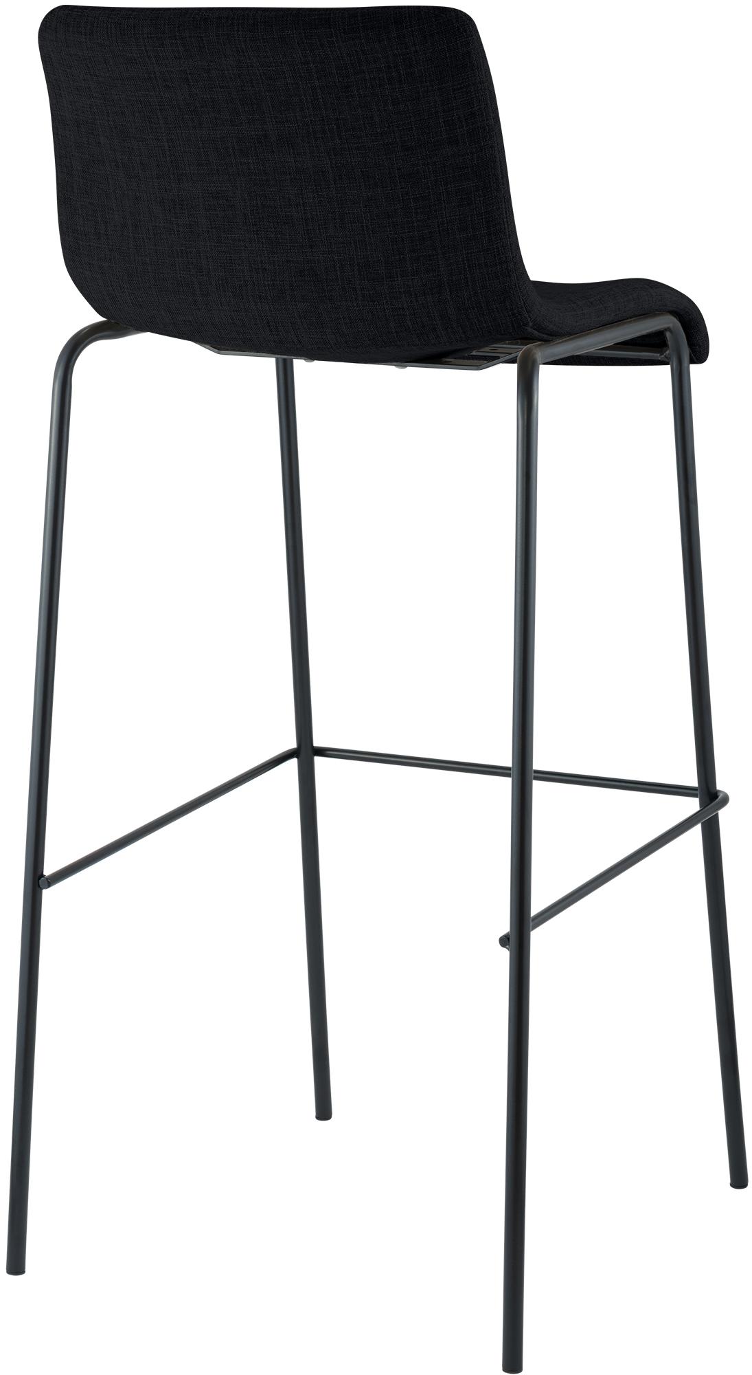 2-pack barstolar Hover i tyg med fyrbensstativ