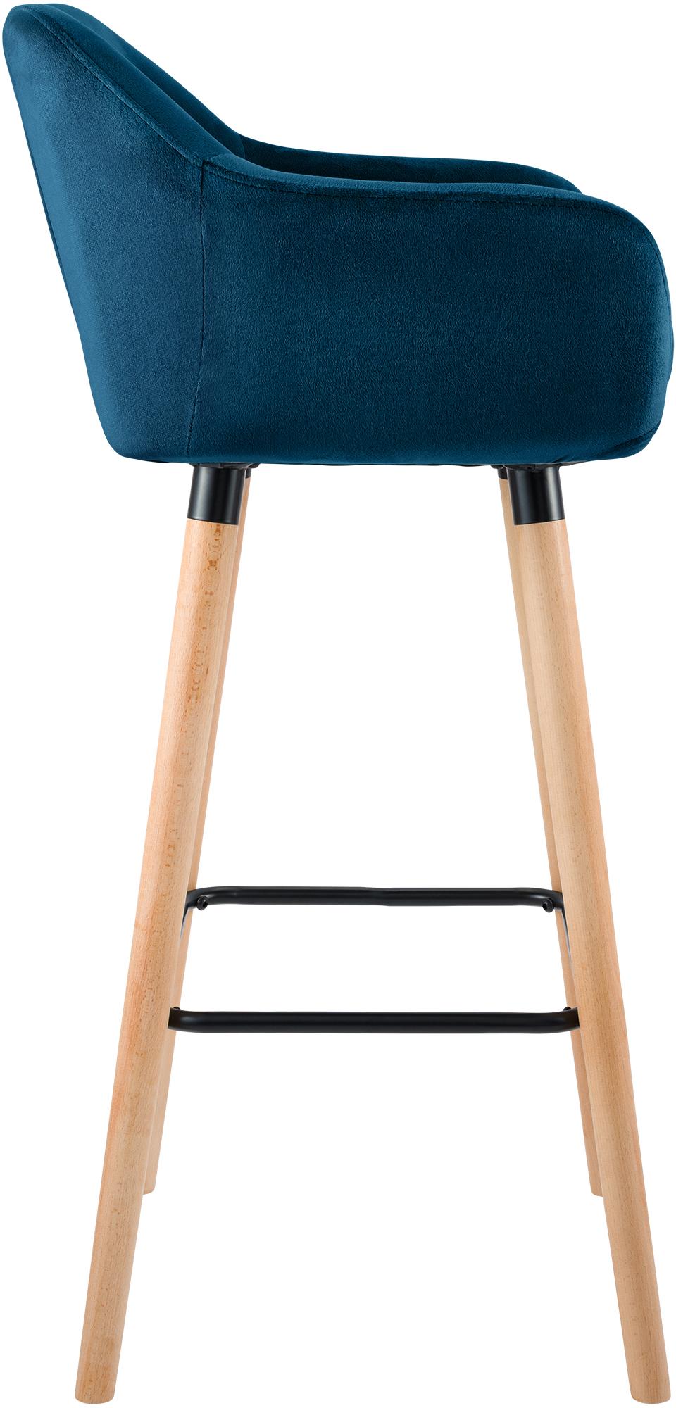 2-pack barstolar Grant sammet