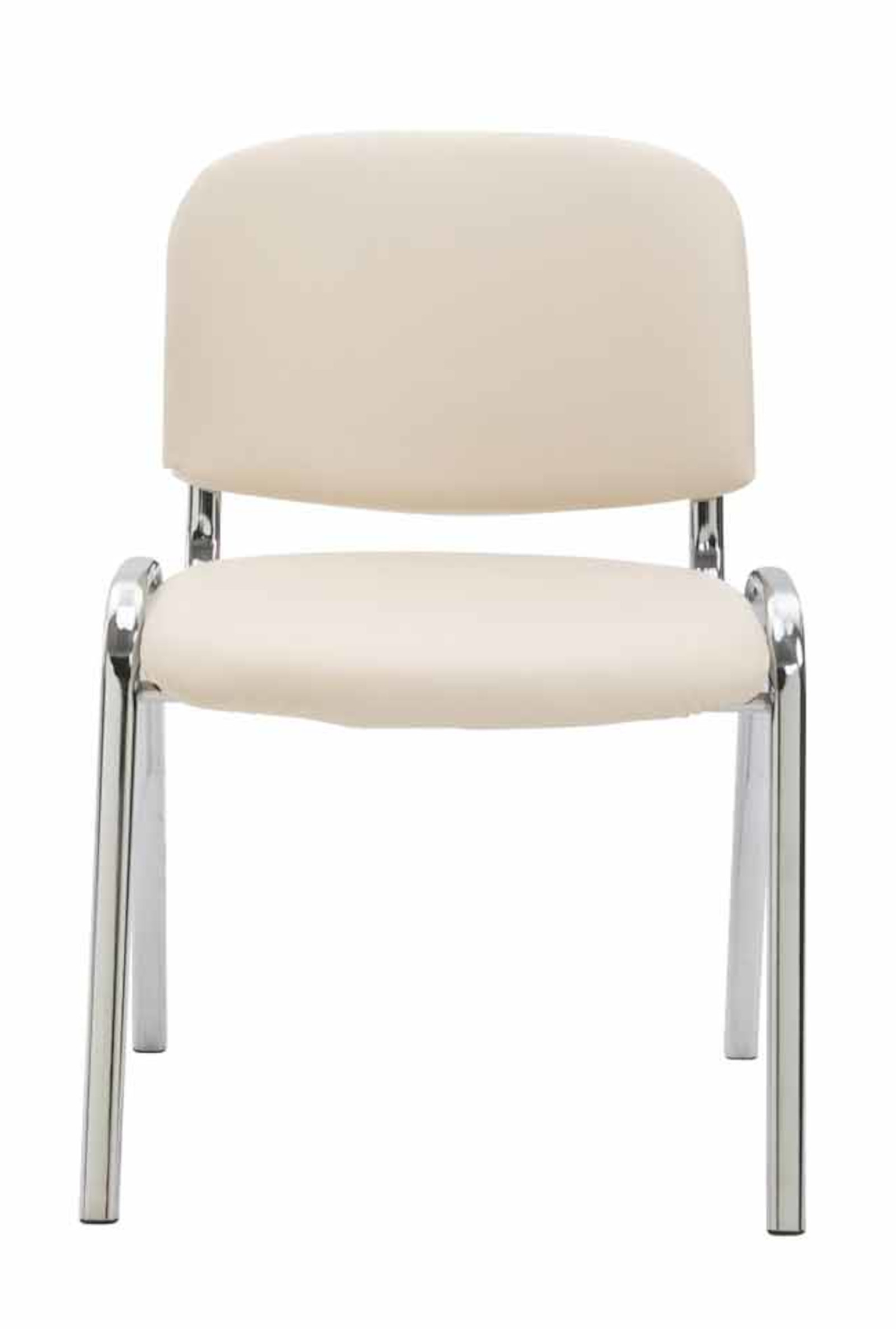 Set med 4 stolar Ken Chrome Imitation Leather