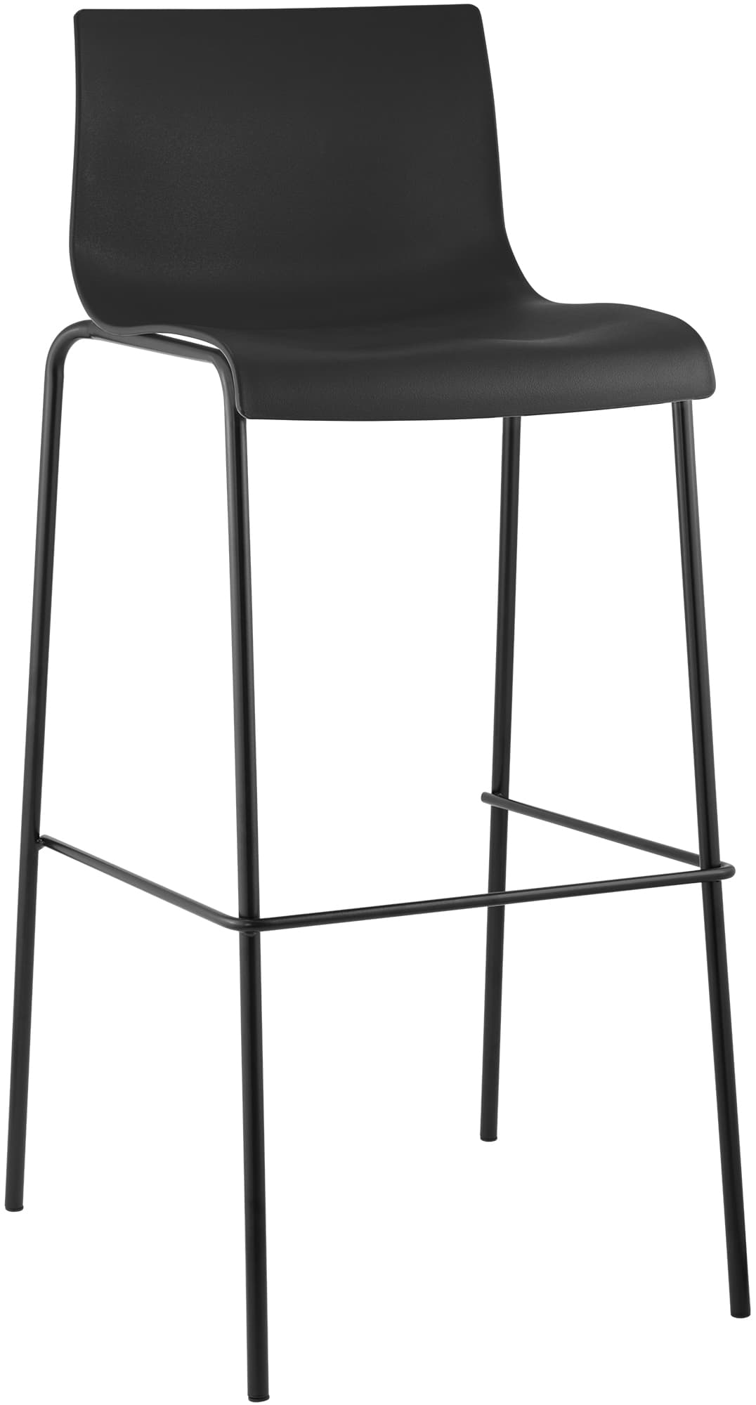 Barstol Hover Plast 4-bens underrede