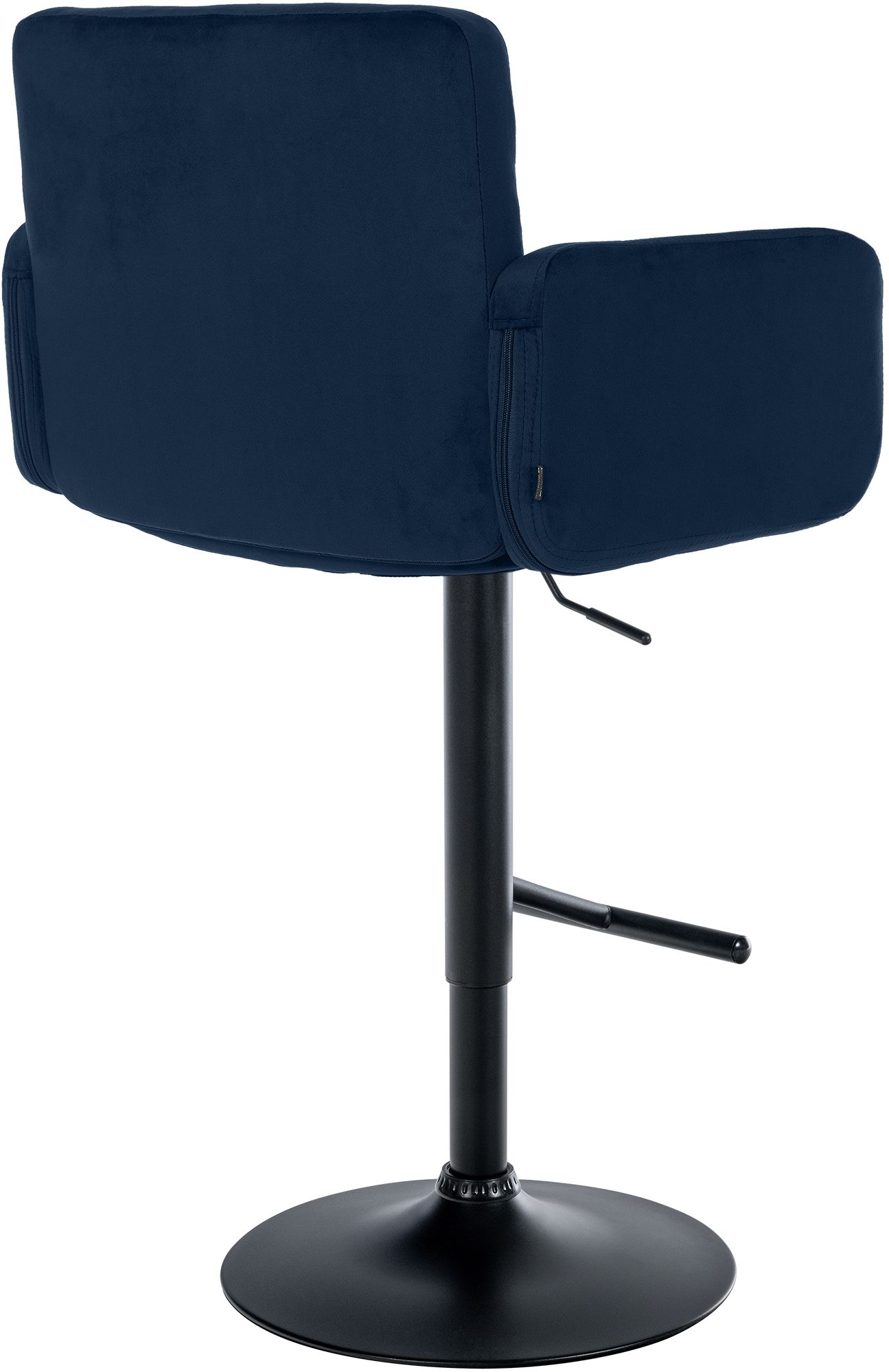 2-pack barstolar Los Angeles i sammet &ndash; snygg design och bekväm sitthöjd för kök och bar