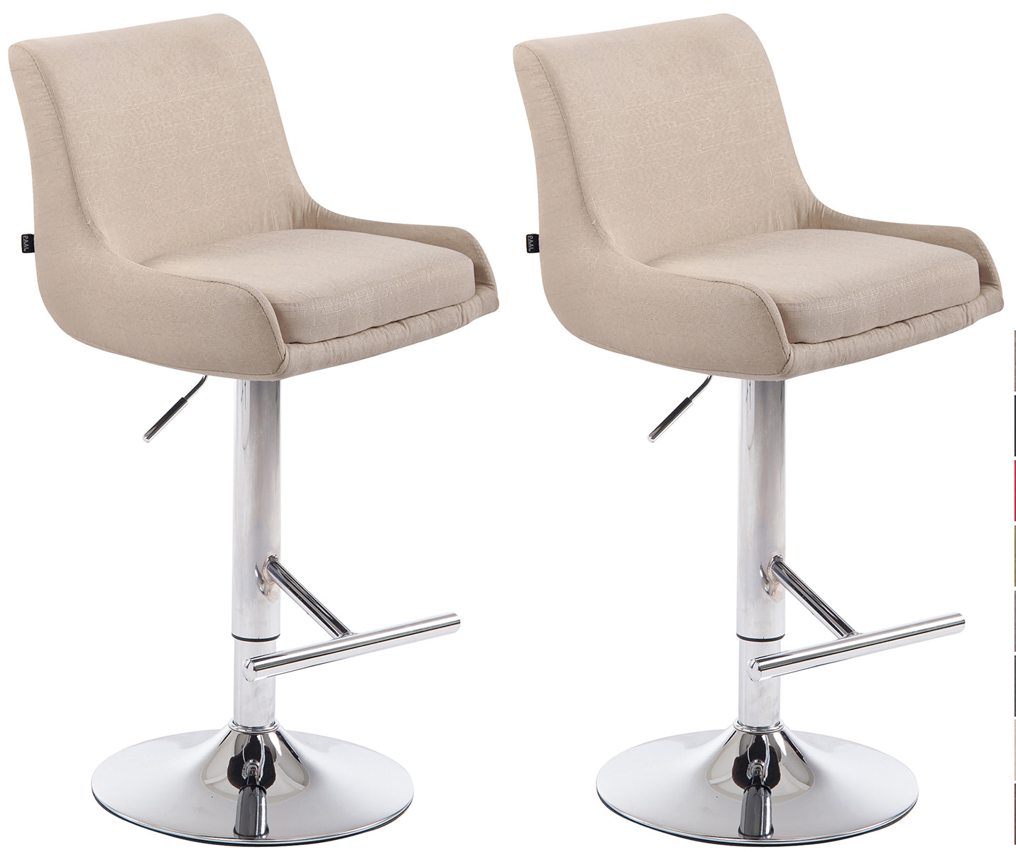 2-Pack Barstol Club Tyg