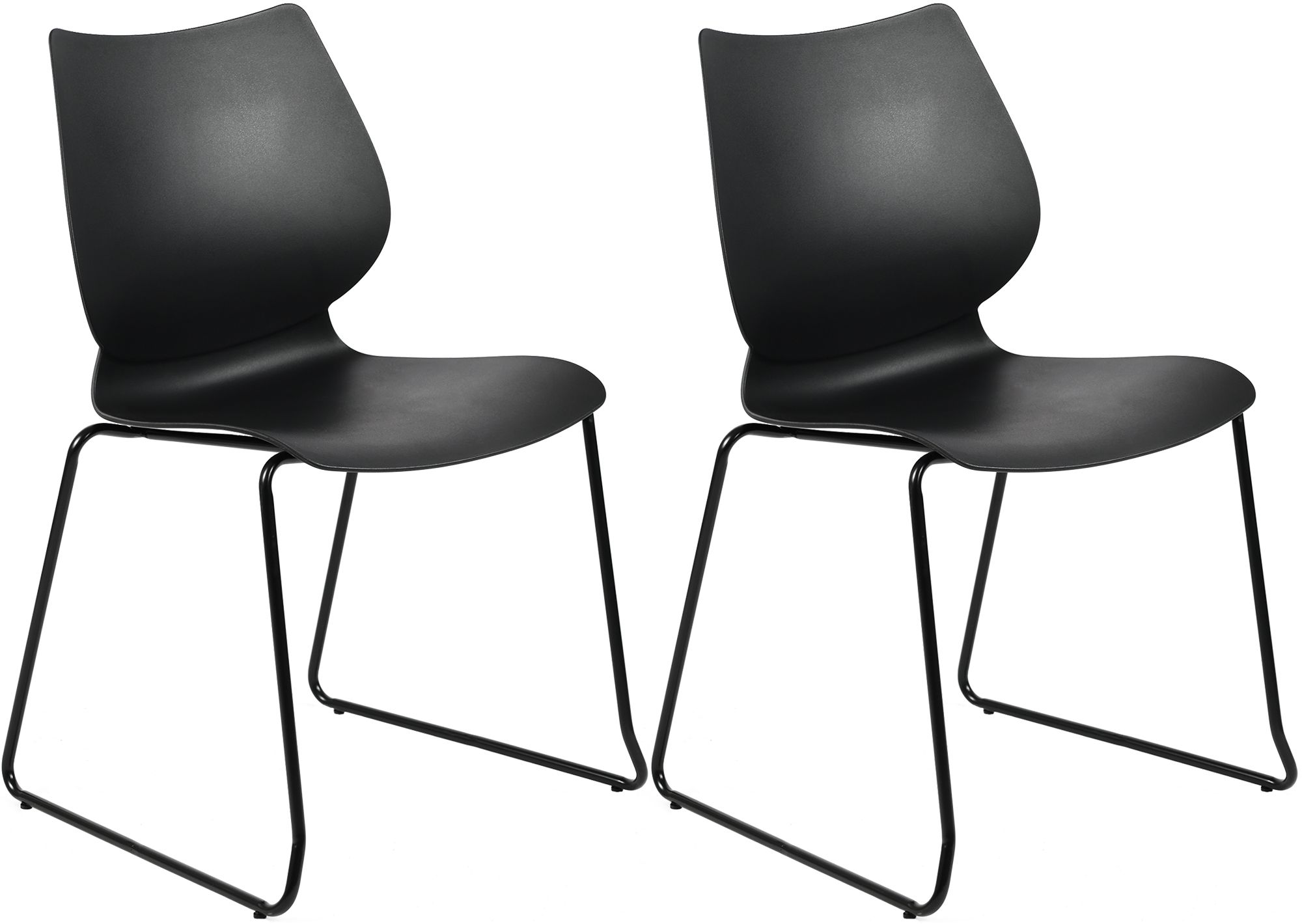 2-pack stapelbara stolar Houma