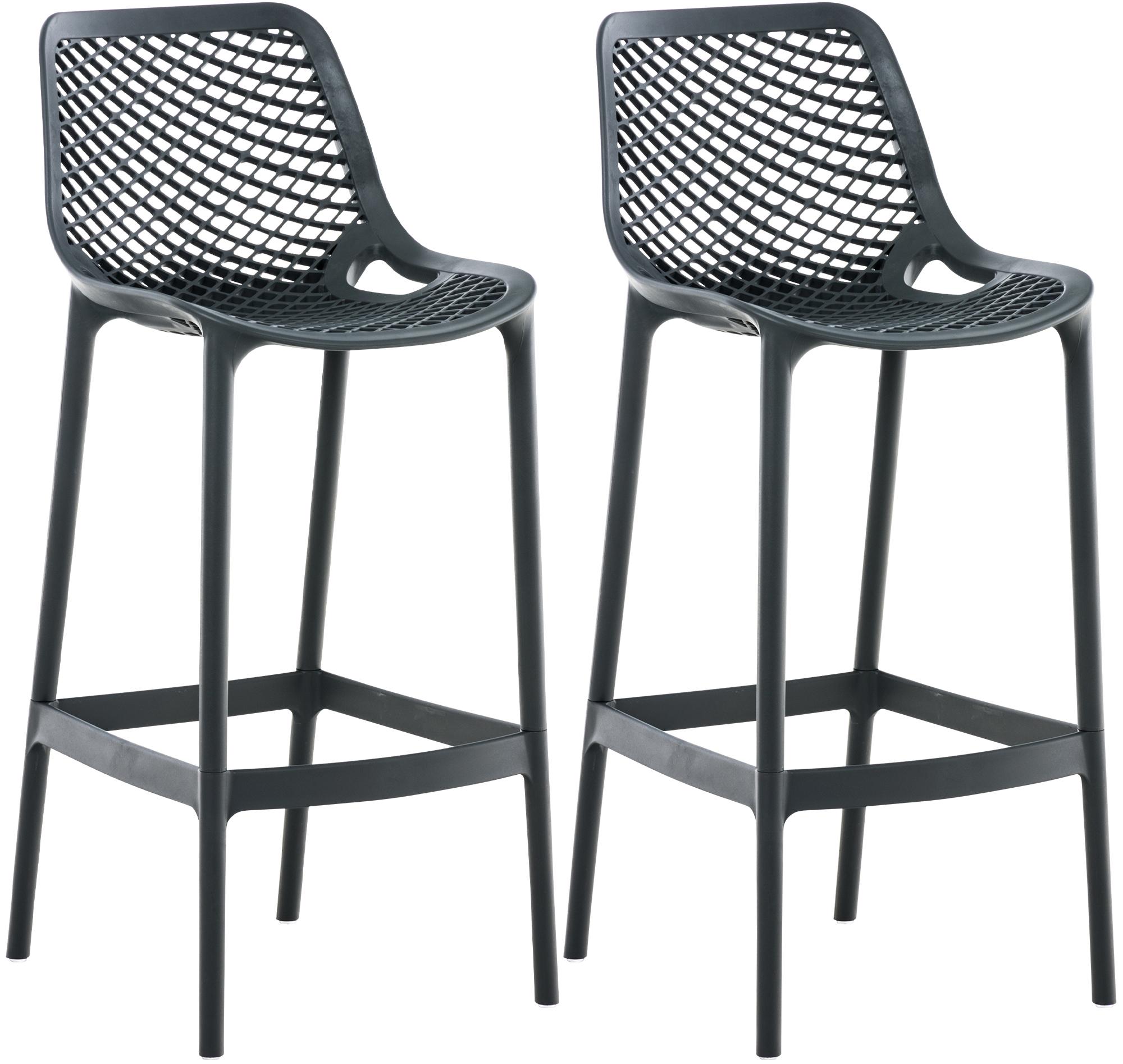 Set med 2 st utomhusbarstolar Air