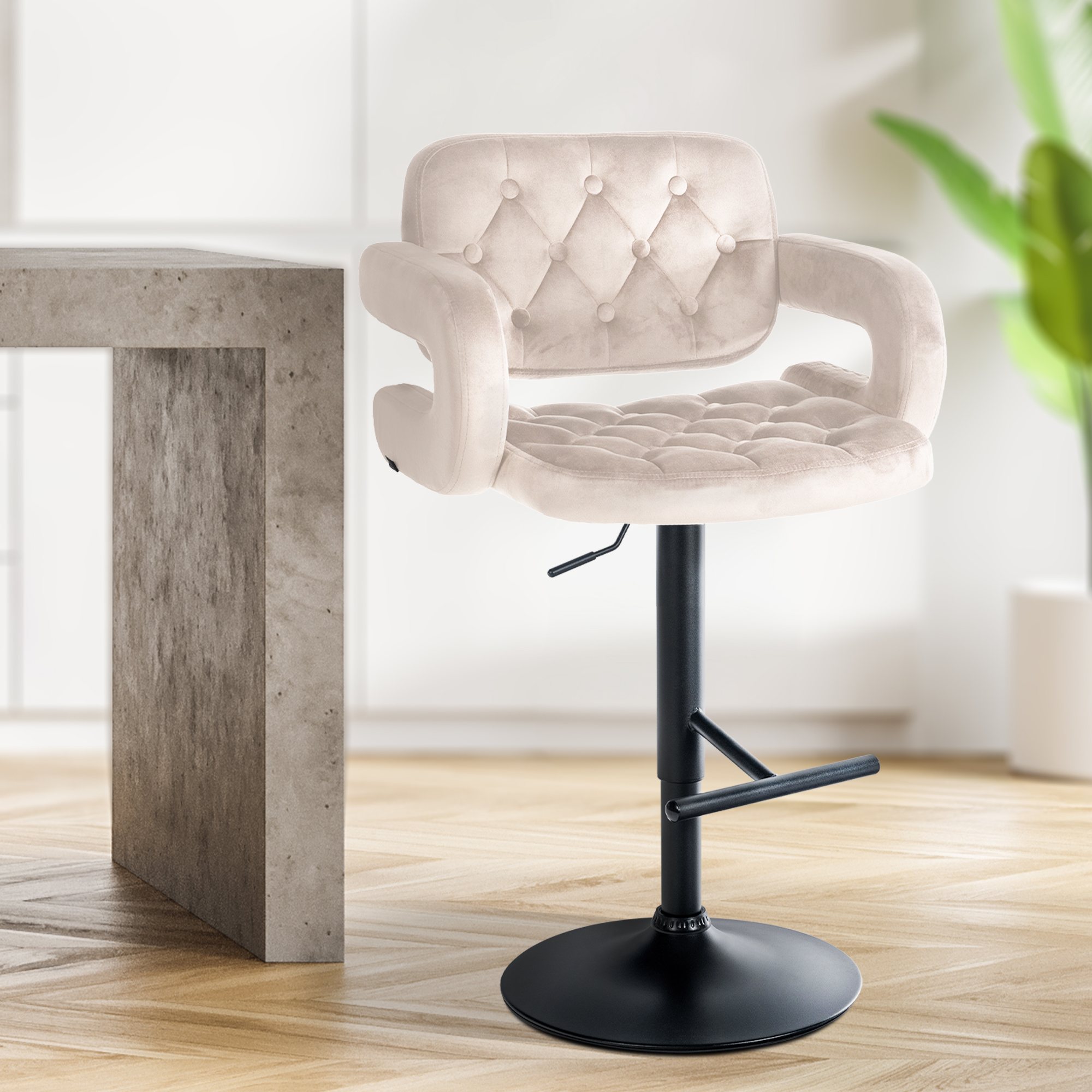 Dublin barstol i sammet