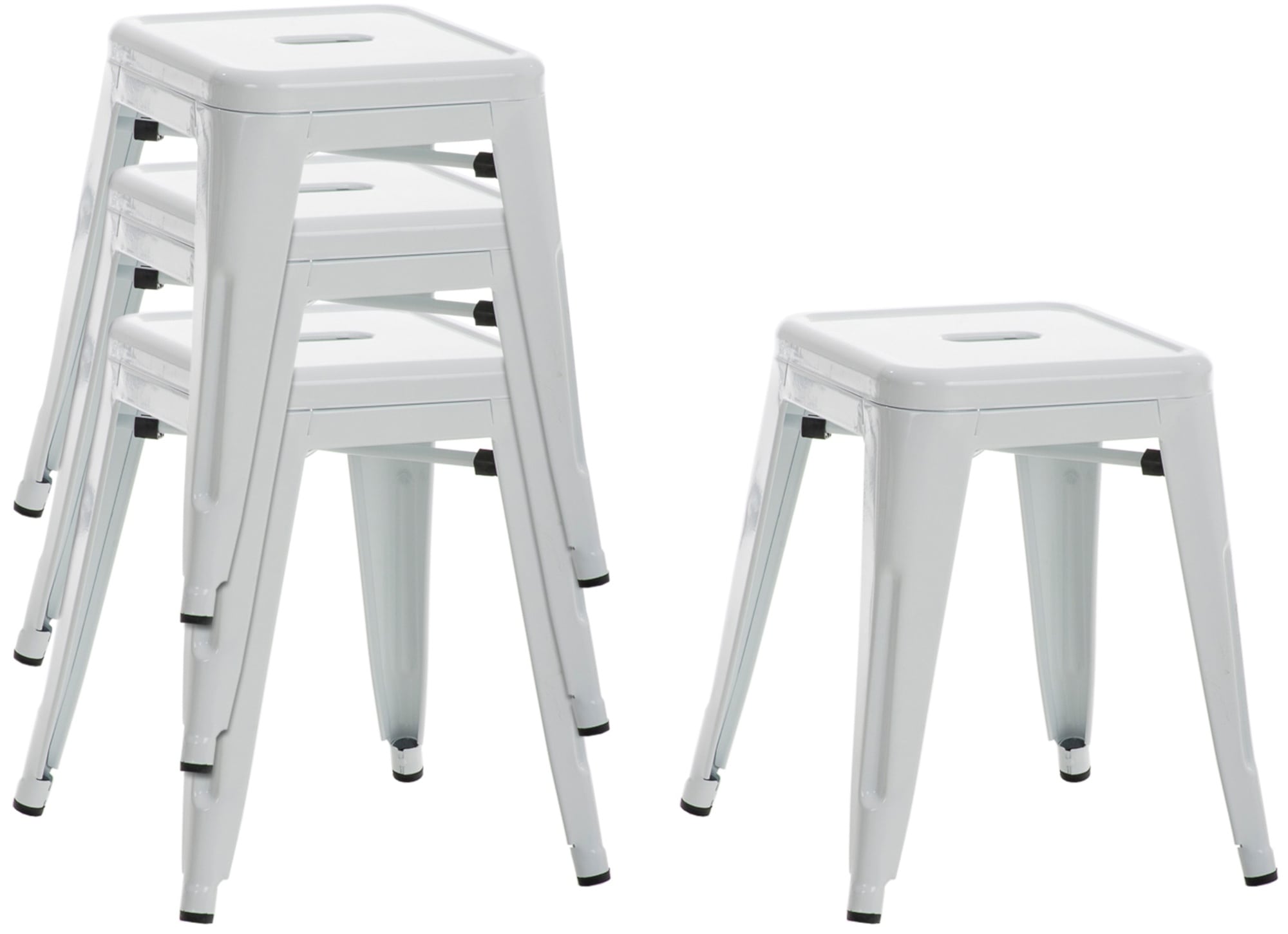 4-Pack Metall Pall Armin