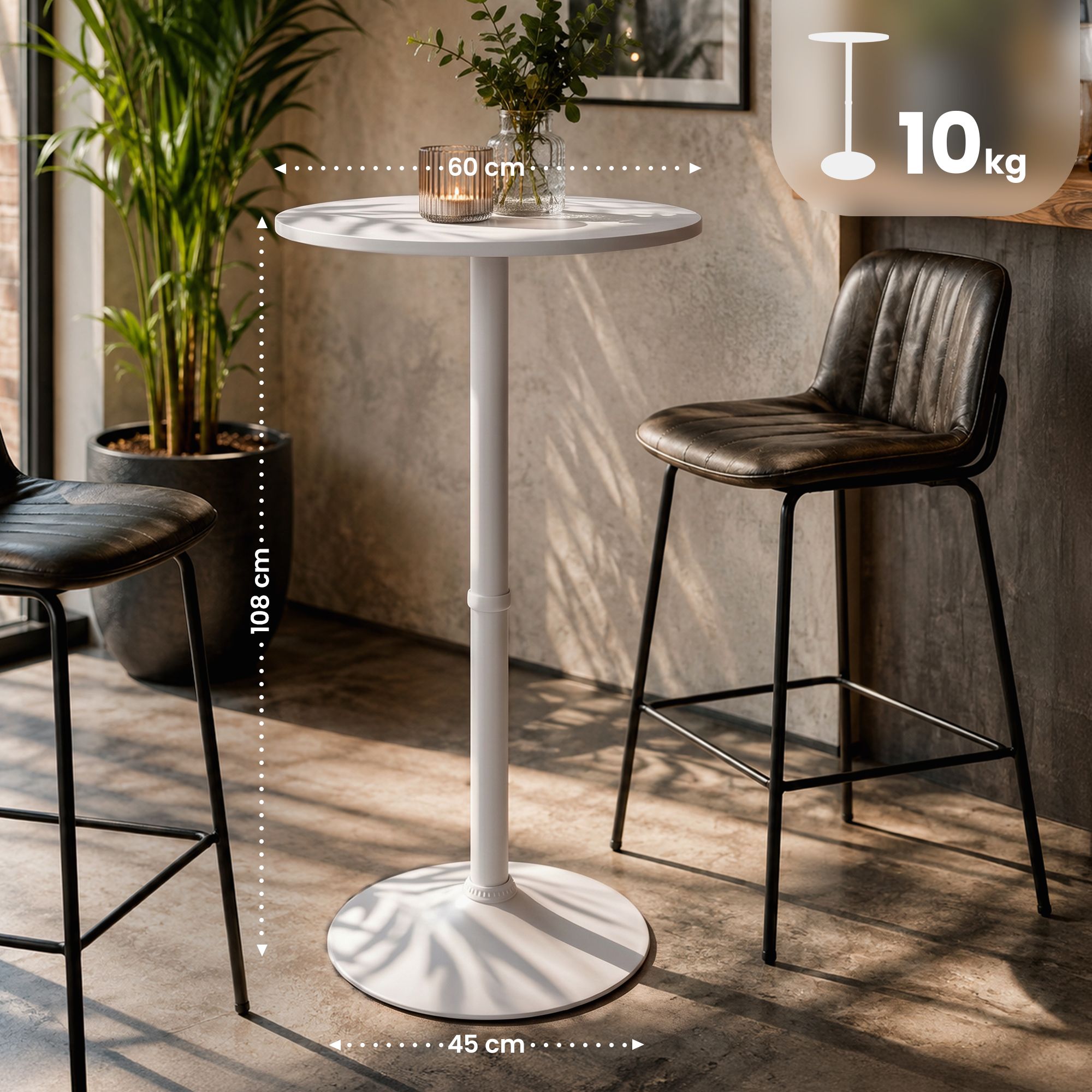 Ståbord Runt Ø 60 cm